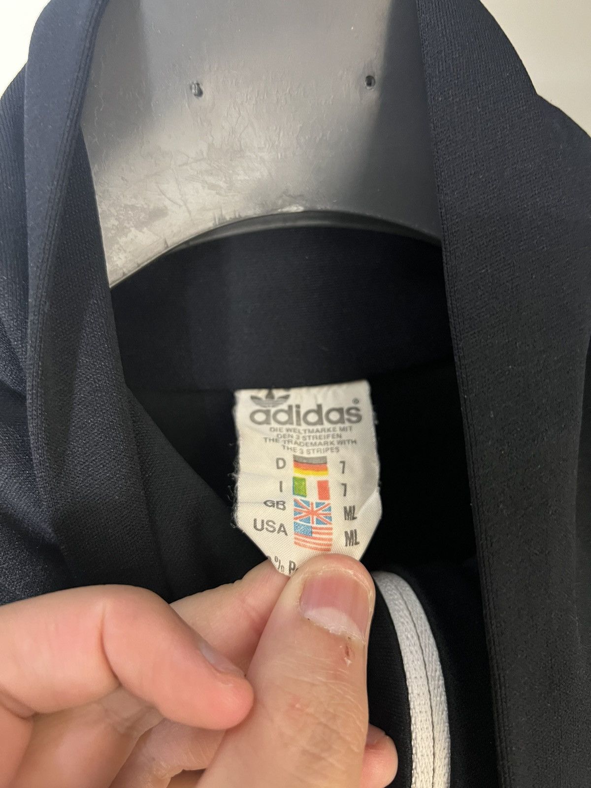 Adidas × Vintage VERY RARE ADIDAS ORIGINAL FULL ZIP LIGHT JAKCET RETRO 90s Size US M / EU 48-50 / 2 - 3 Thumbnail