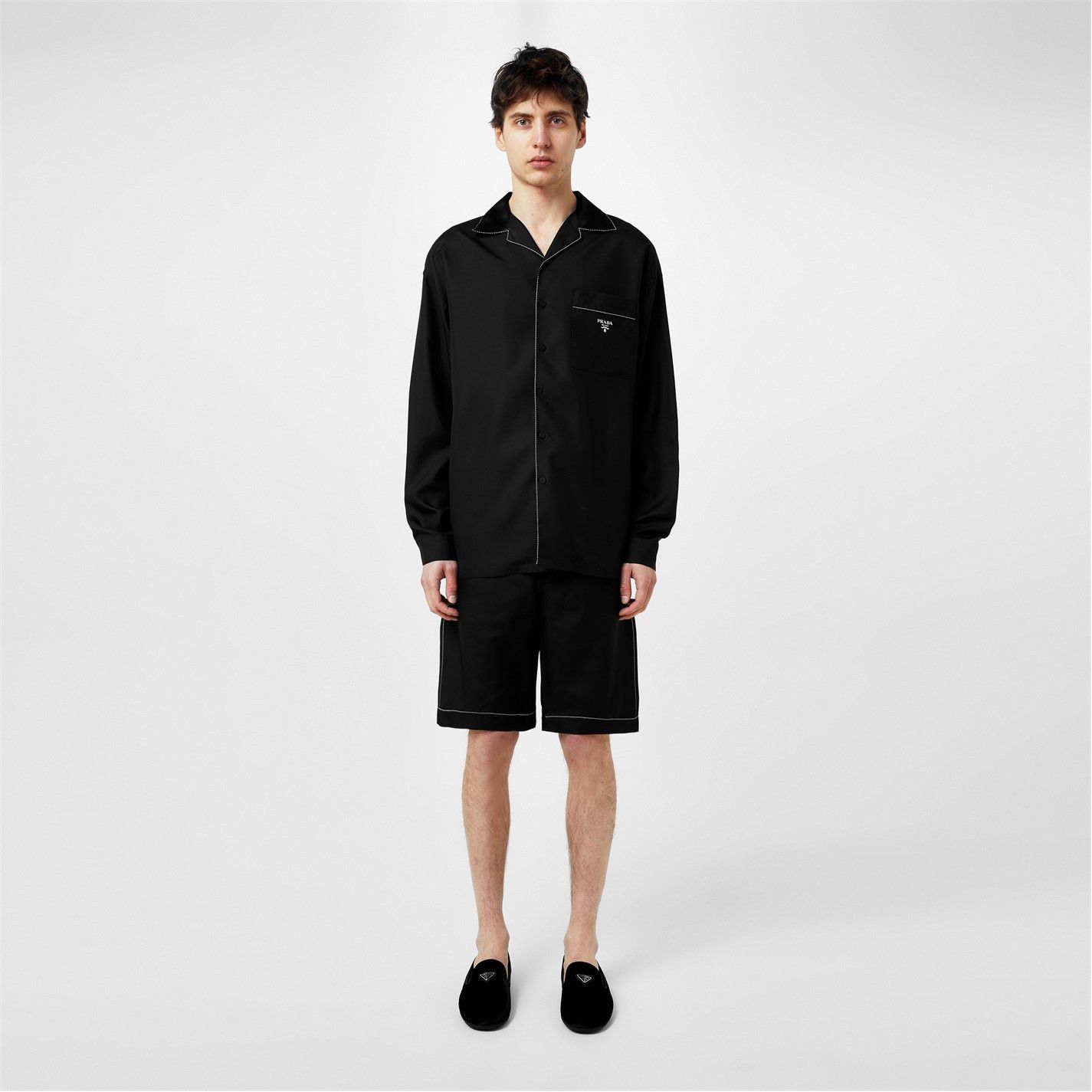 Prada PRADA Logo Pyjama Shorts - L Size US 32 / EU 48 - 5 Thumbnail
