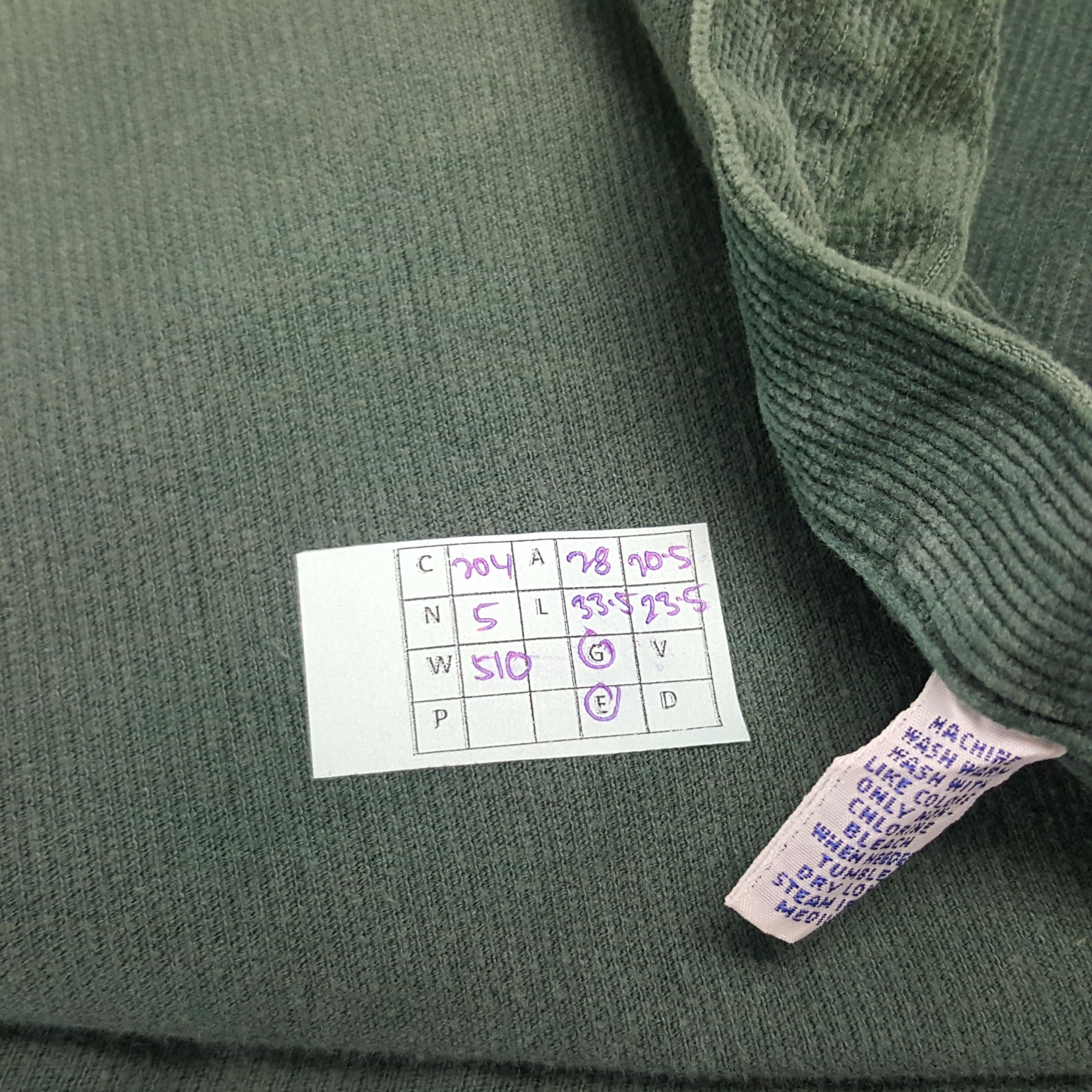 Ralph Lauren × Vintage Vintage Ralph Lauren Corduroy Button up Shirt Size US XXL / EU 58 / 5 - 7 Thumbnail