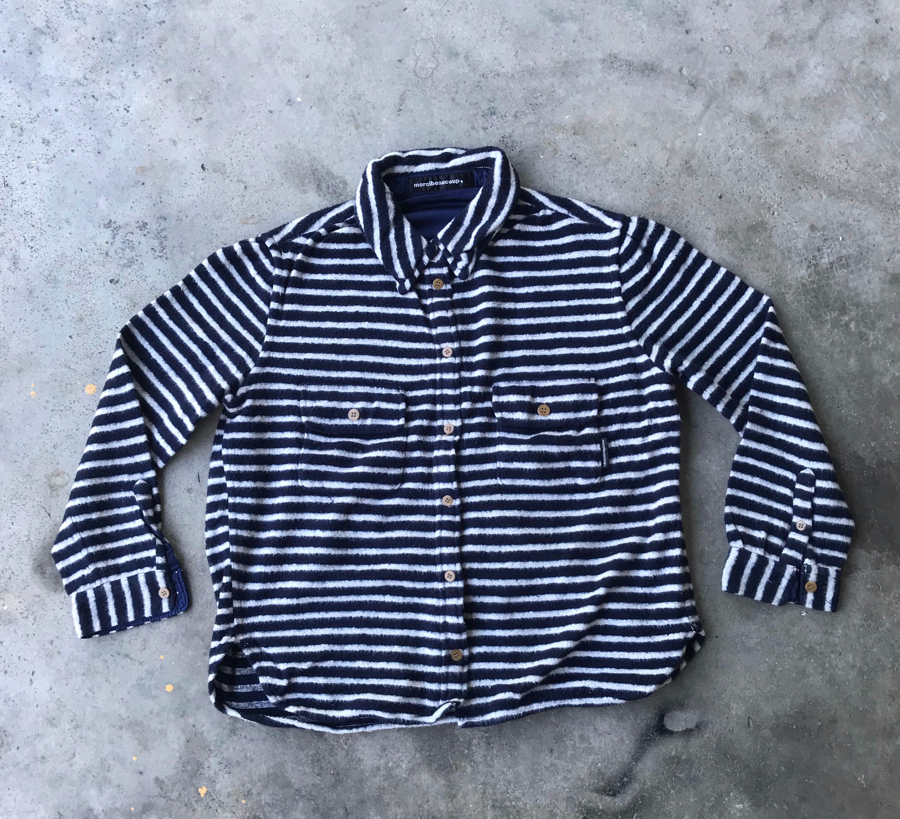 Issey Miyake × mercibeaucoup Mercibeaucoup stripes shirts Size S / US 4 / IT 40 - 4 Thumbnail