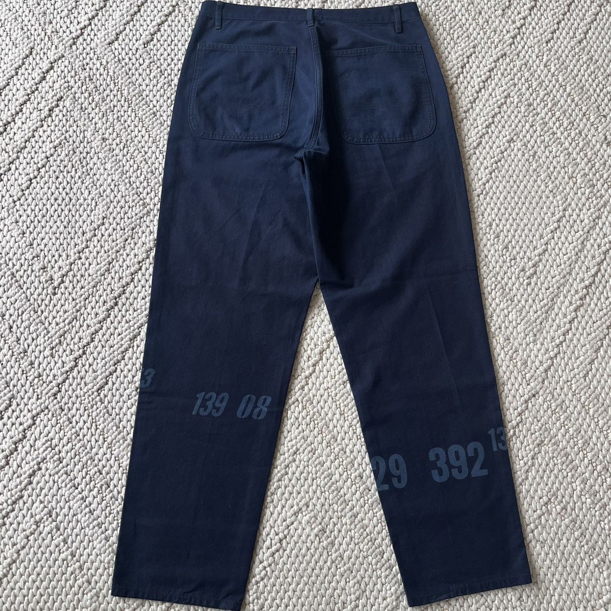 Comme des Garcons Homme Plus Comme des Garçons Homme Plus SS06 lightweight number denim Size US 31 - 3 Thumbnail