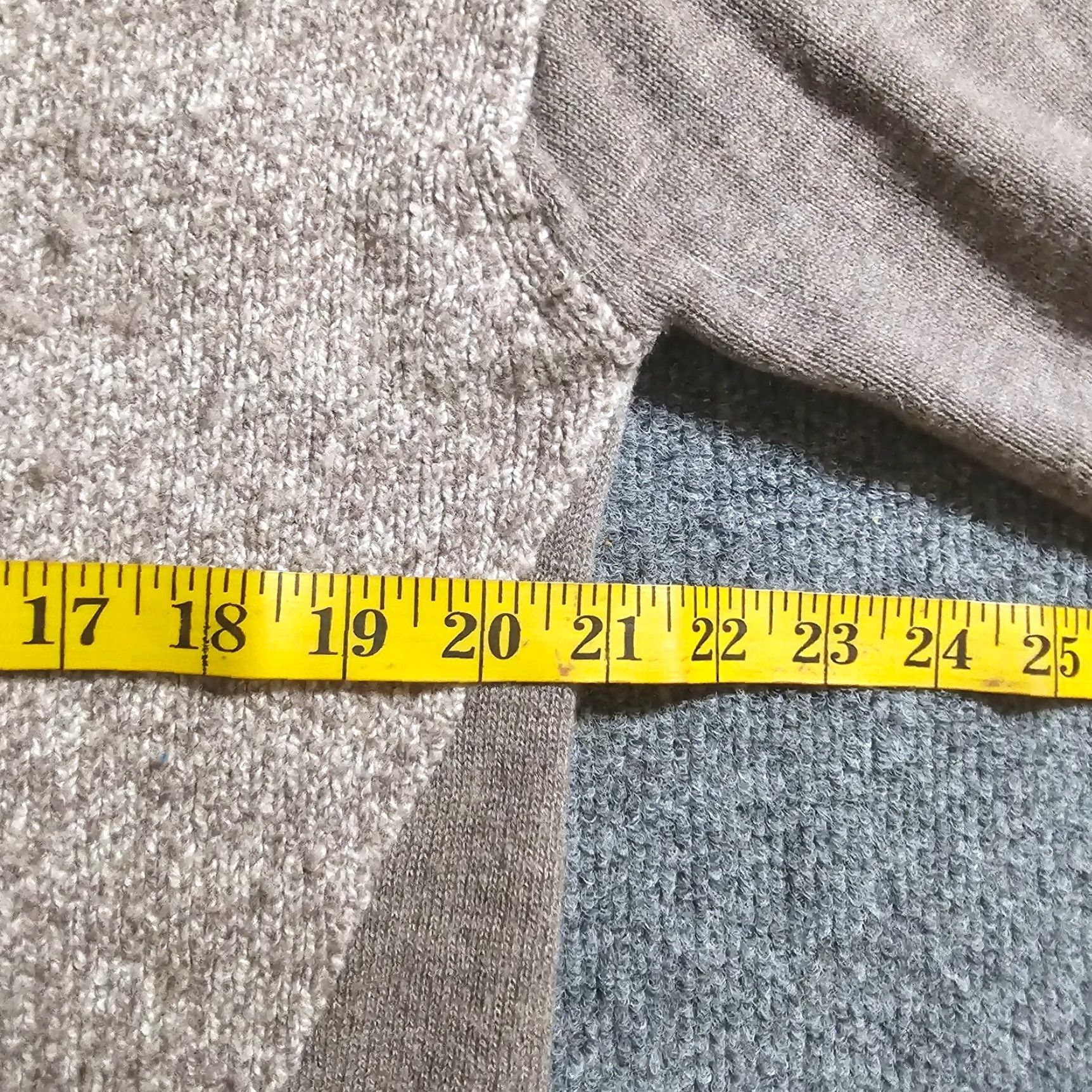 Athleta Athleta Sweater Top Womens Medium Beige Knit Wool Long Sleeve Texture Casual Size M / US 6-8 / IT 42-44 - 6 Thumbnail