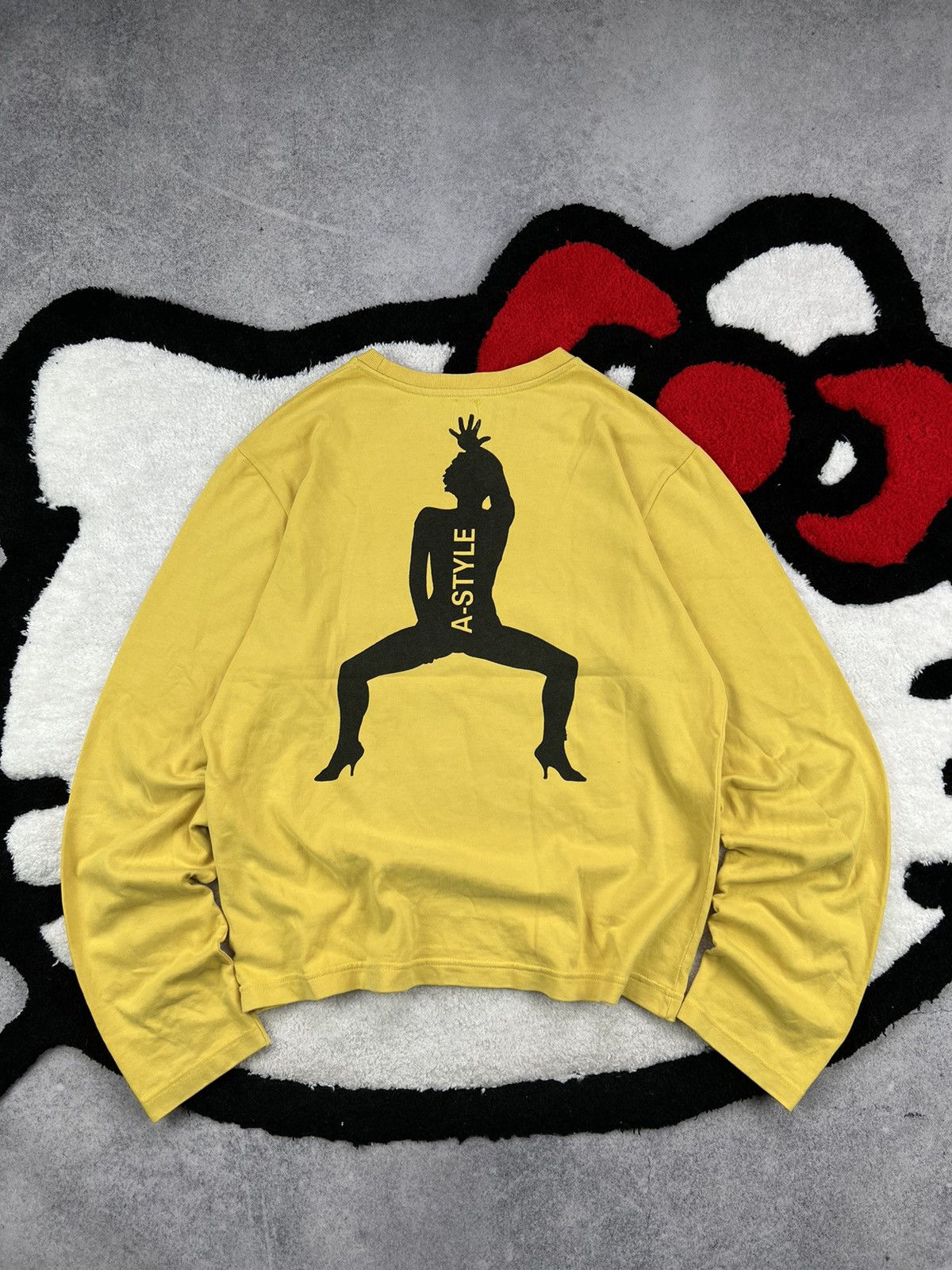 Japanese Brand Vintage Y2K Crazy Adult A-Style Humor Japanese Long Sleeve Size S / US 4 / IT 40 - 1 Thumbnail
