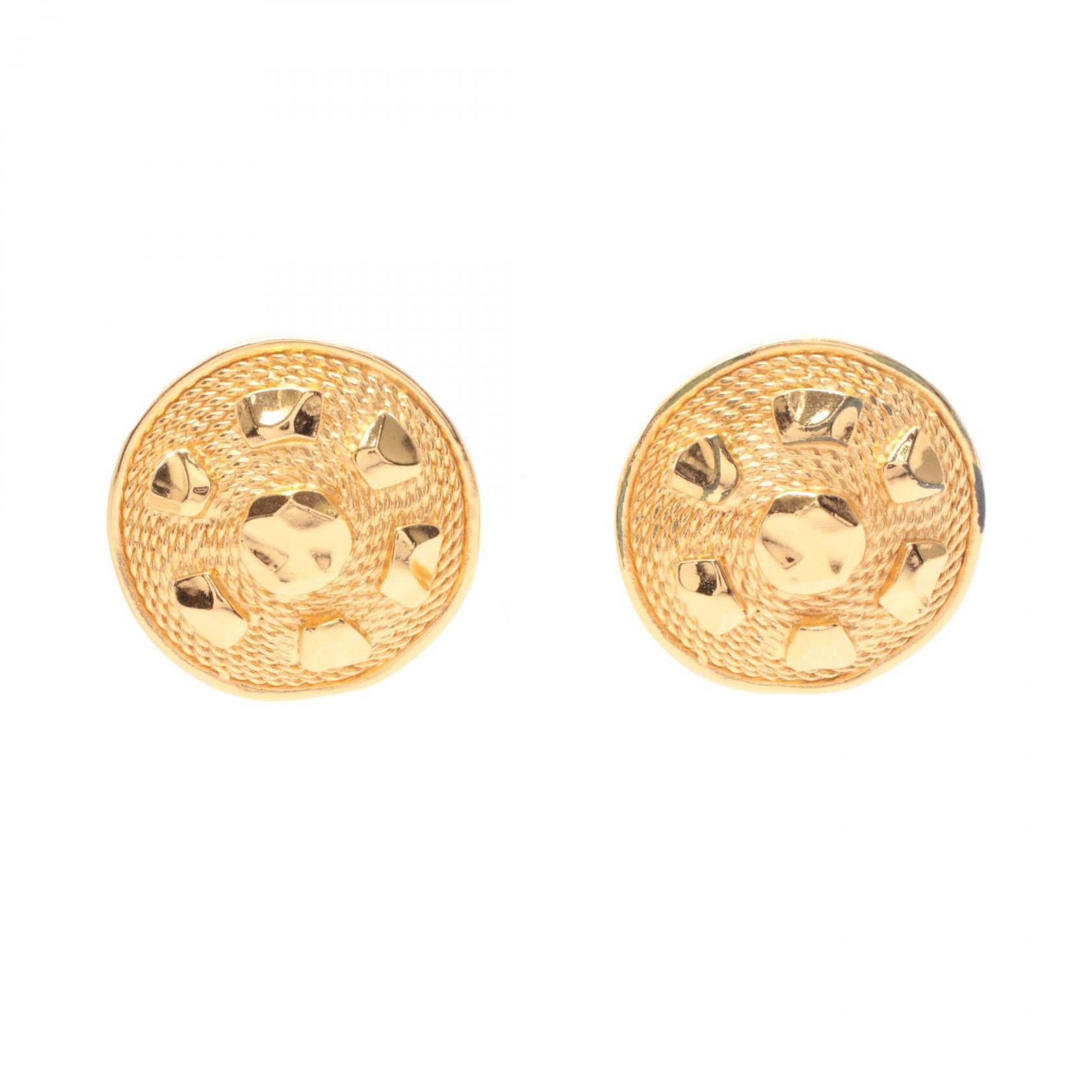 Dior Dior Christian Dior Round Earrings Metal Earrings DUTY FREE for USA Size ONE SIZE - 1 Thumbnail
