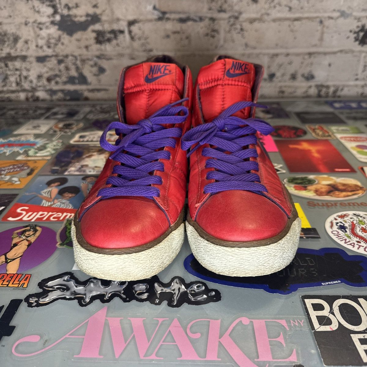 Nike Nike Blazer Mid Premium Tech Pack Red Gum Sz 9.5 317435-651 Size US 9.5 / EU 42-43 - 4 Thumbnail