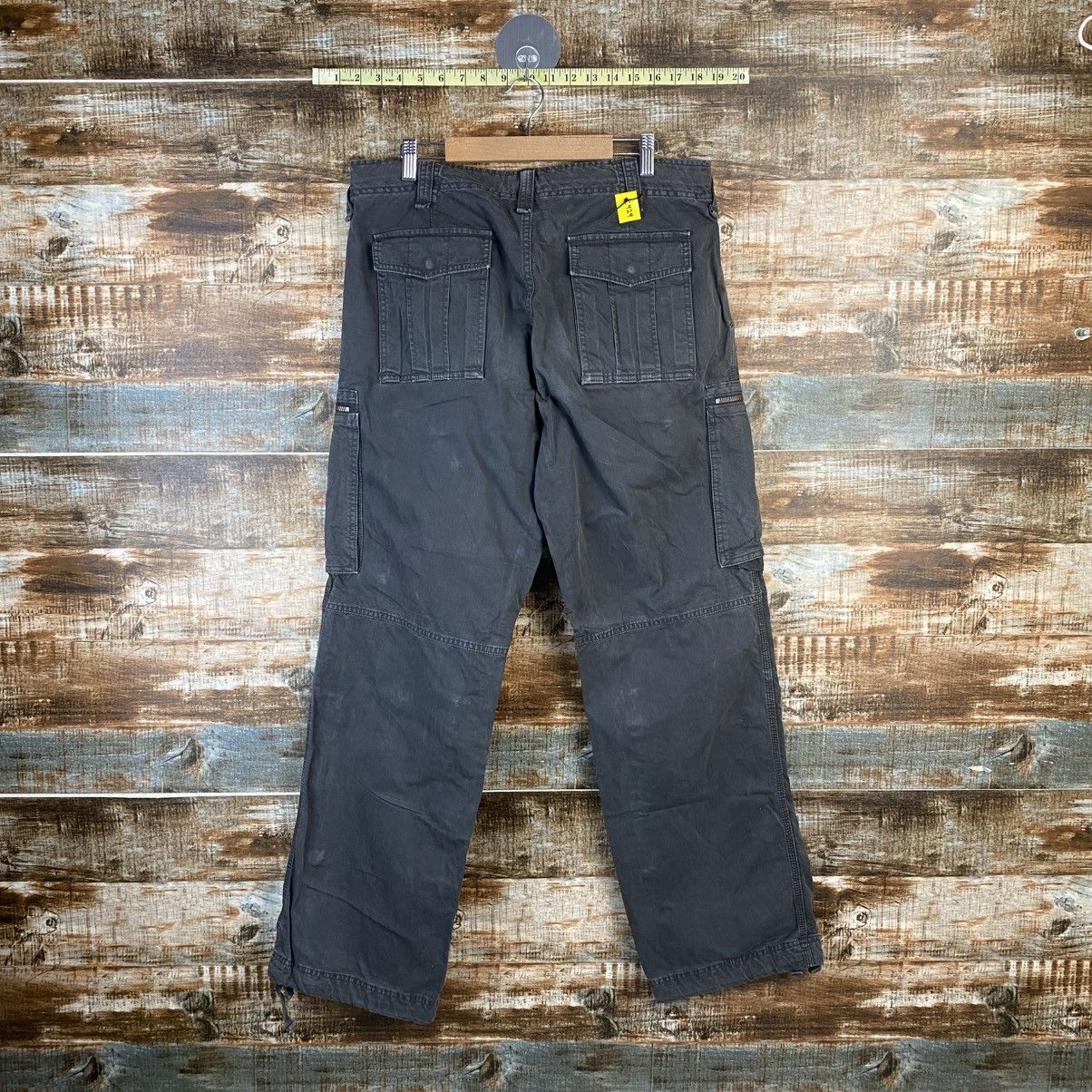 Other DL Uniqlo Black Cargo Multipocket Pants #C929 Size US 33 - 15 Thumbnail