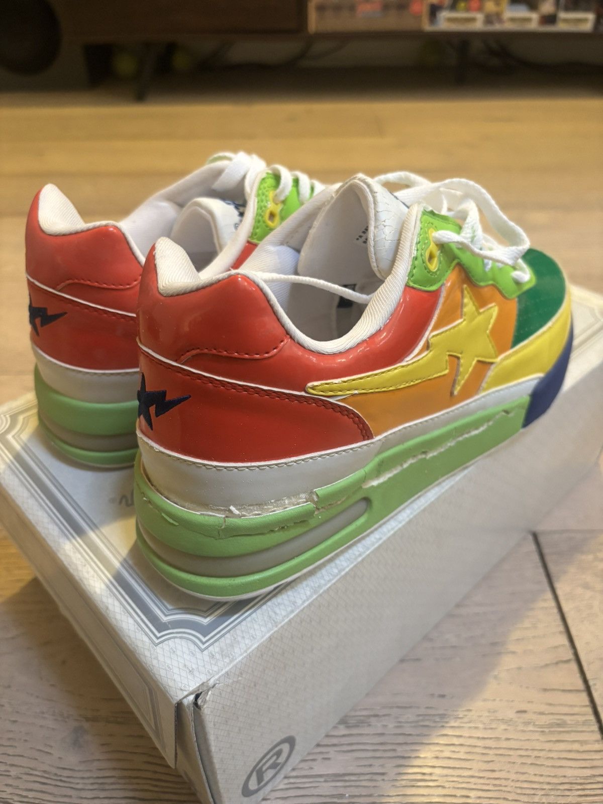 Bape Bape Roadsta 'Rainbow' (2006) Size US 9.5 / EU 42-43 - 5 Thumbnail