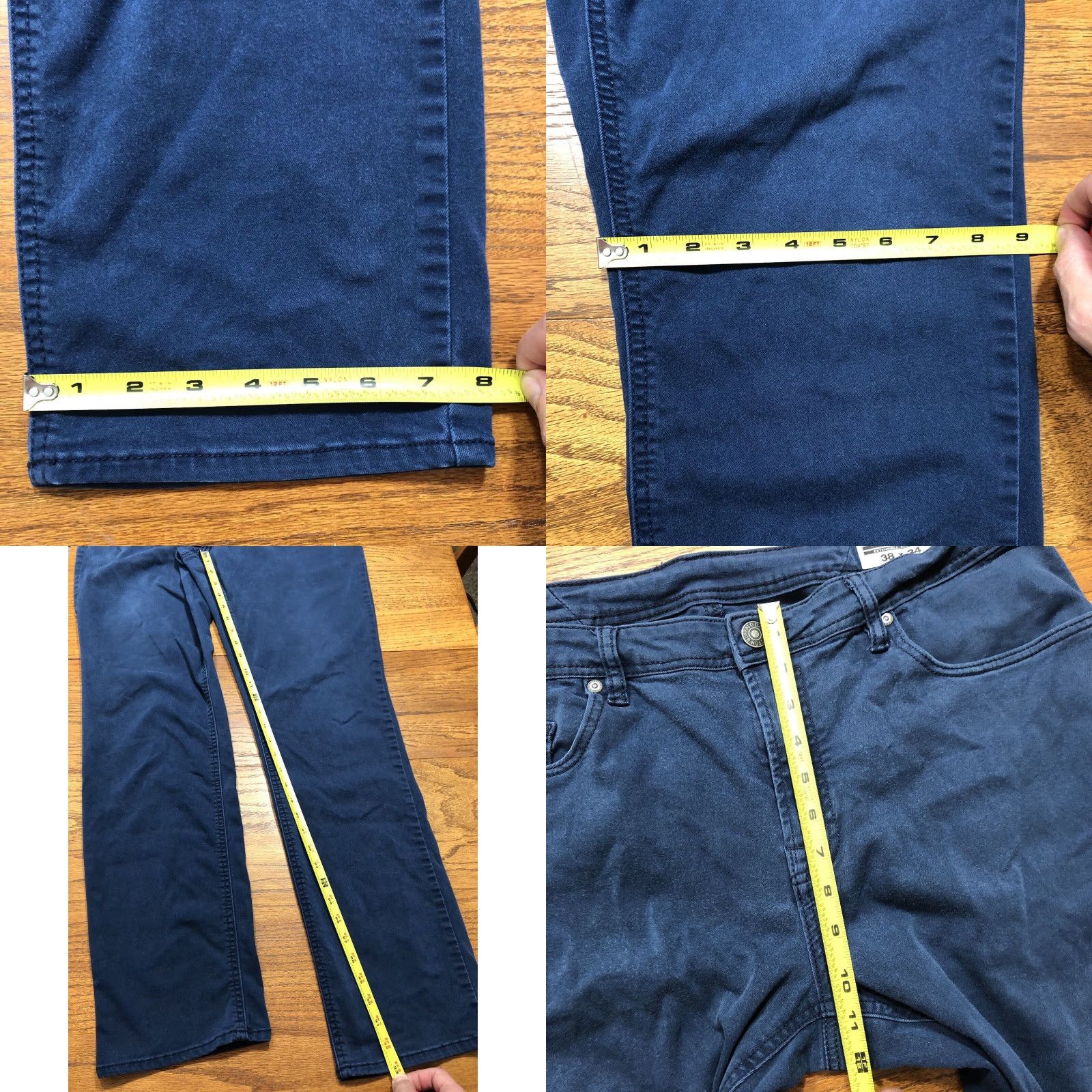 Buffalo David Bitton Buffalo David Bitton Archer Slim Stretch Pants Mens 38x34 38x33 Navy Blue Size US 38 / EU 54 - 8 Thumbnail