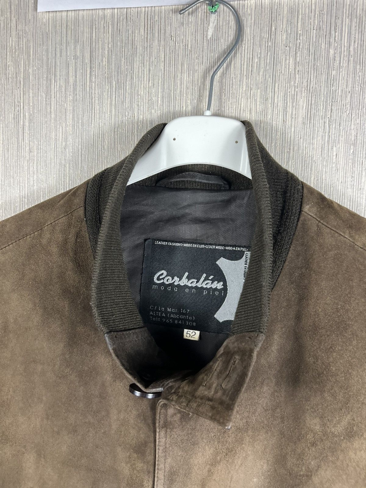 Vintage Vintage 90s Corbalan suede leather bomber aviator jacket Size US L / EU 52-54 / 3 - 16 Thumbnail