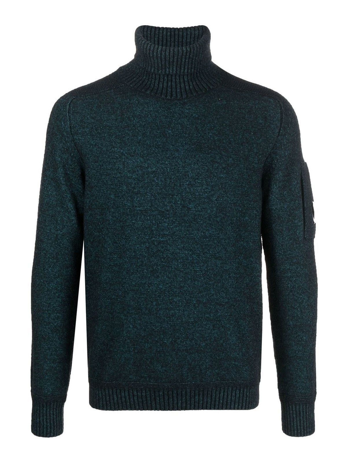 C.P. Company o1y1224 Turtleneck Sweater in Blue Size US S / EU 44-46 / 1 - 1 Thumbnail