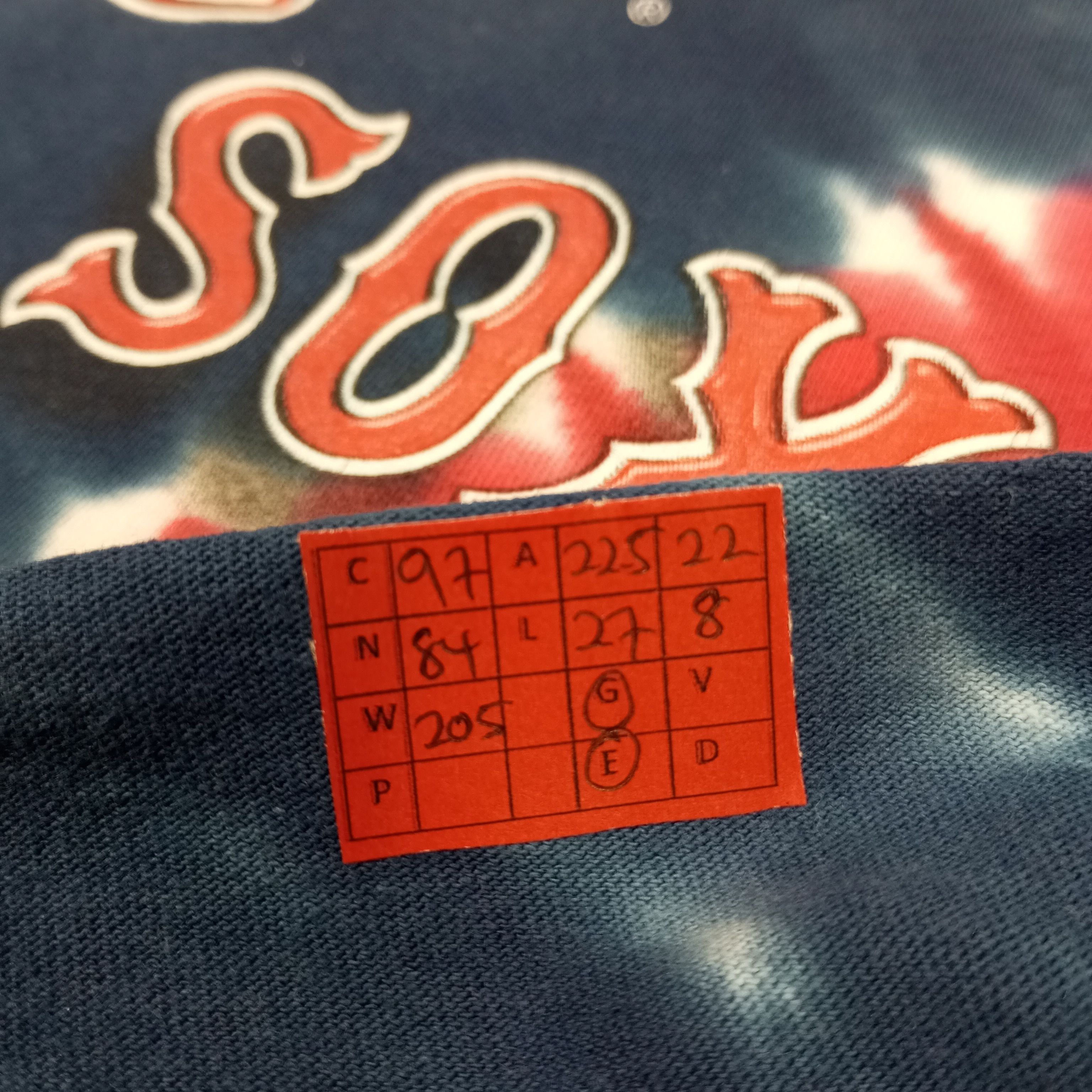 MLB × Vintage Boston Red Sox Baseball Team Tshirt Center Design Size US L / EU 52-54 / 3 - 10 Thumbnail