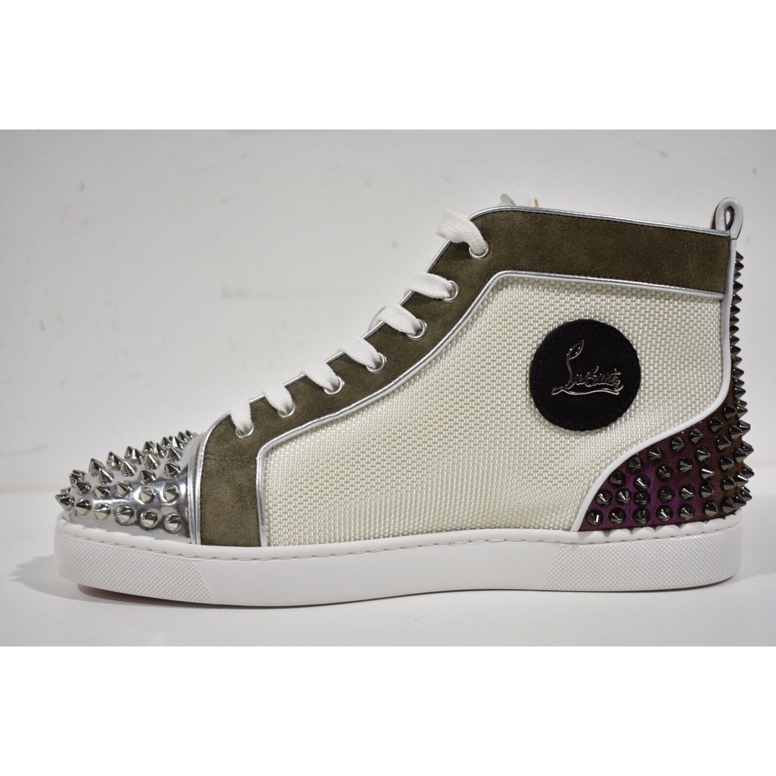 Christian Louboutin Christian Louboutin Mens Lou Spikes High Top Sneaker Size US 9.5 / EU 42-43 - 8 Thumbnail