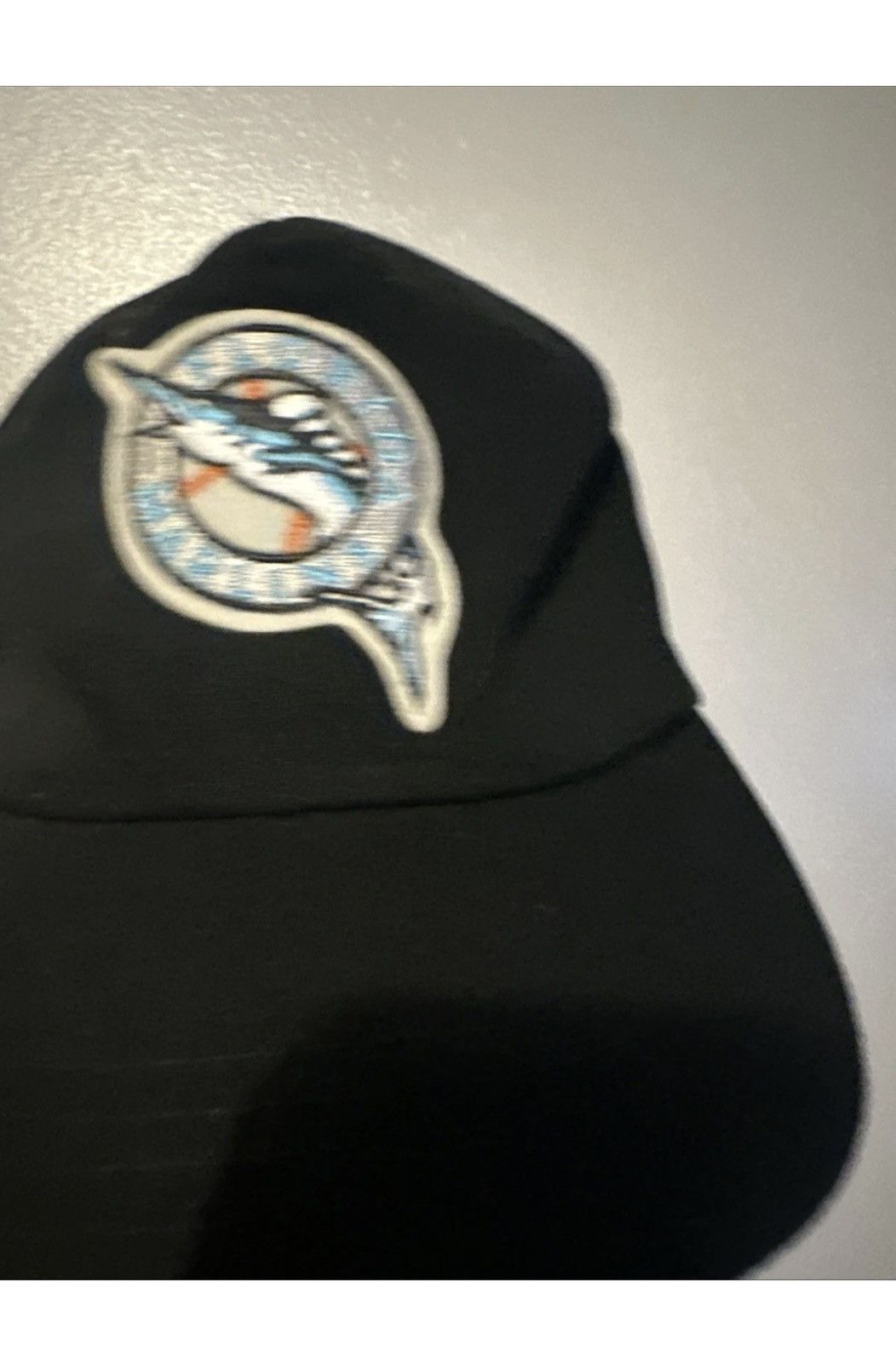 MLB Vintage 90s Florida Marlins Snapback MLB Cap w/ Patch black Size ONE SIZE - 2 Thumbnail