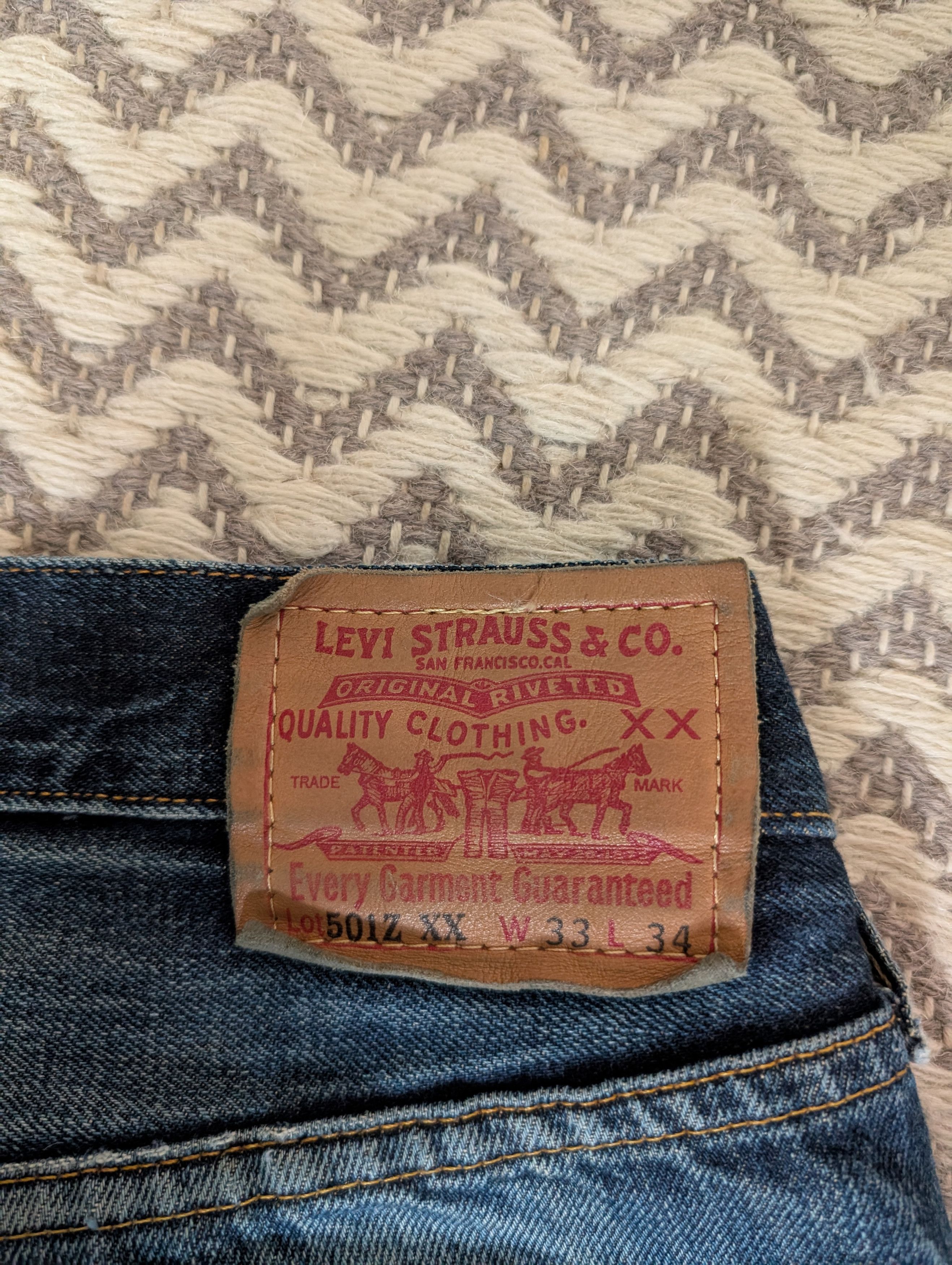 Levi's Levi's 501Z XX Size US 33 - 3 Thumbnail
