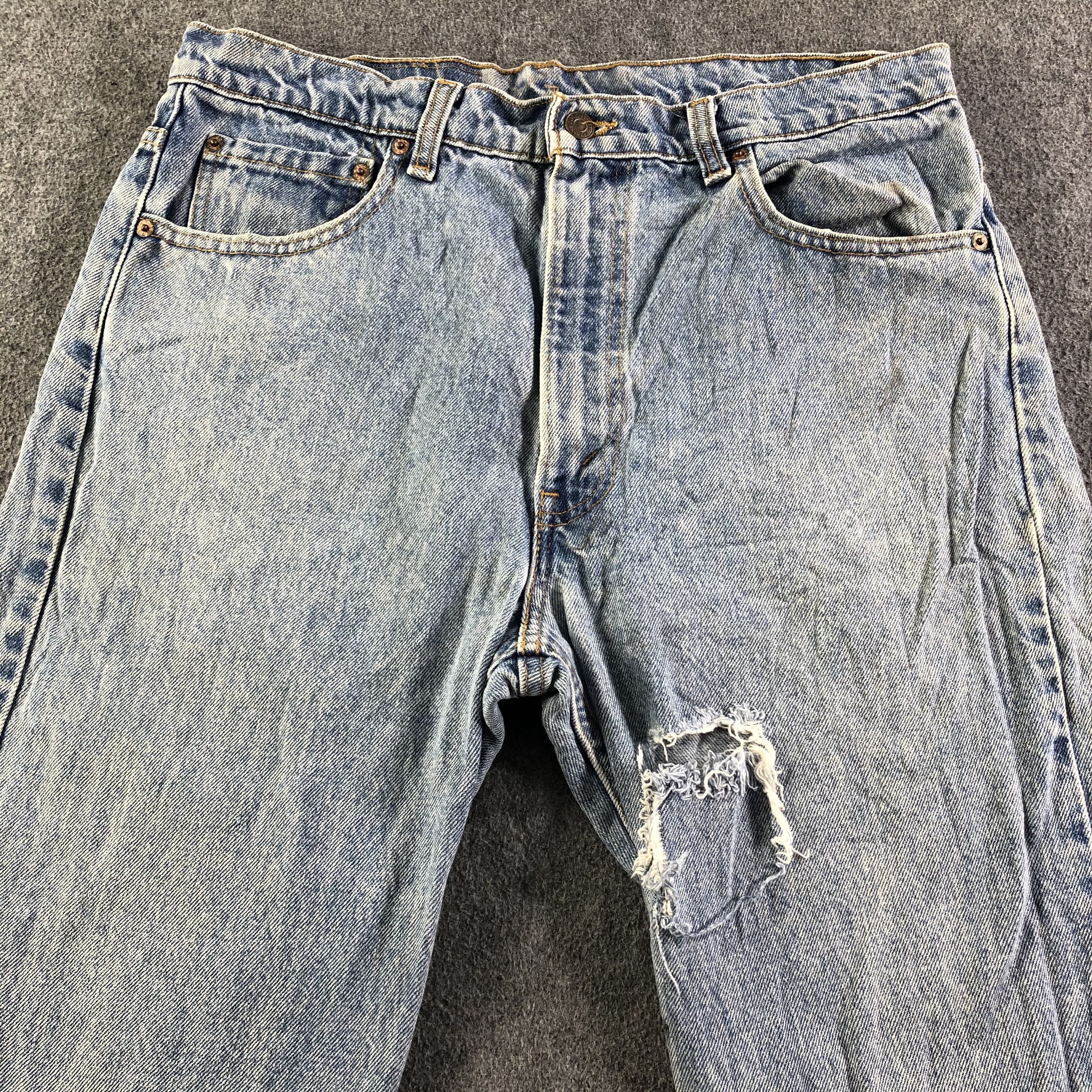 Levi's Vintage 90s Blue Wash Levis 505 Jeans-J3233 Size US 34 / EU 50 - 3 Thumbnail