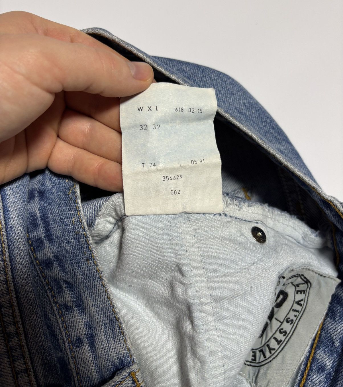 Levi's × Vintage Levi’s 618 orange tab🍊vintage jeans FIT GUIDE Rap pants Size US 32 / EU 48 - 19 Thumbnail