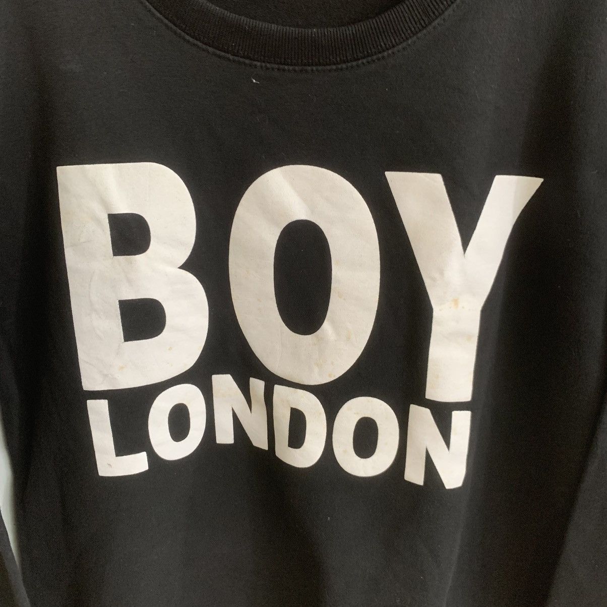 Boy London × Vintage Black Boy London Sweatshirt Big Logo Small Size Size US S / EU 44-46 / 1 - 4 Thumbnail