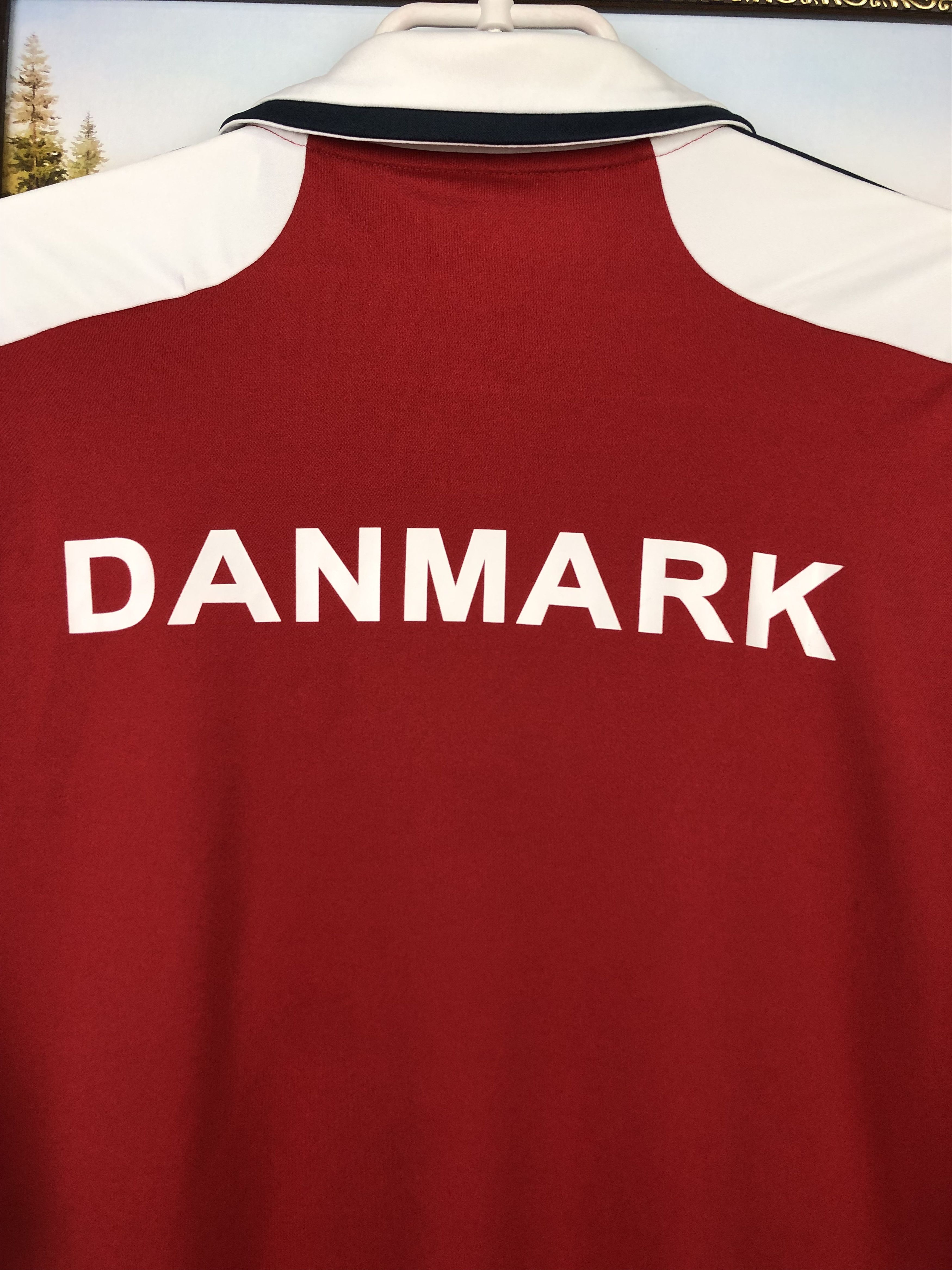Adidas Denmark Home football shirt 2012 Soccer Adidas EURO Jersey Size US L / EU 52-54 / 3 - 13 Thumbnail