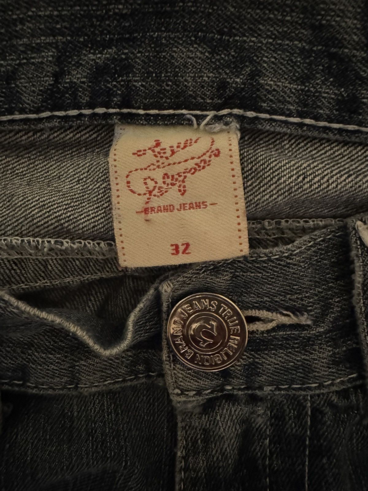 True Religion Vintage True Religion Straight Cut Jeans Size US 32 / EU 48 - 6 Thumbnail
