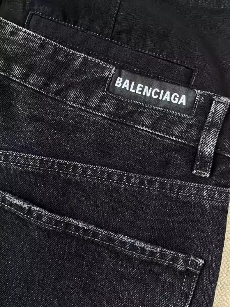 Balenciaga Balenciaga size XS Double Waist Straight Leg Casual Jeans Size US 26 / EU 42 - 3 Thumbnail
