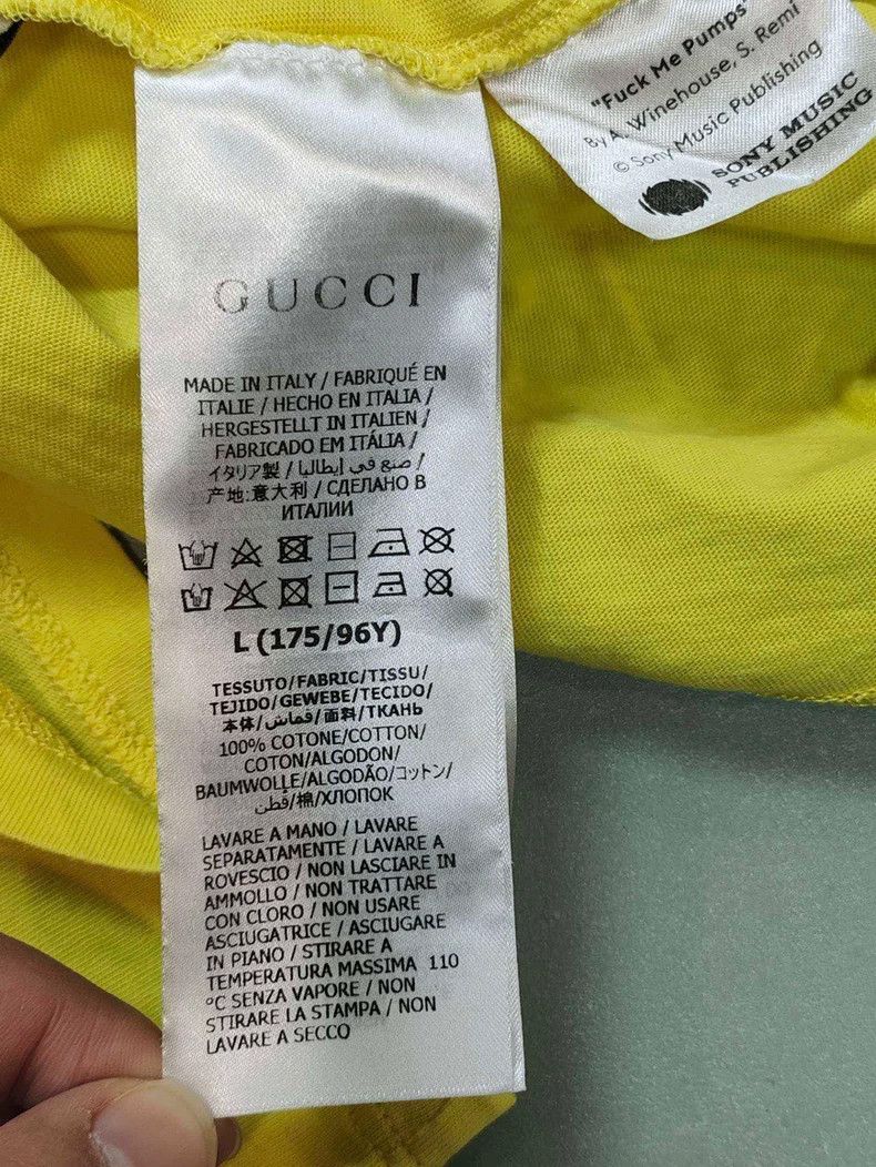 Gucci GucciLemon yellow logo short sleeves 2503-Nextarrow Size US L / EU 52-54 / 3 - 5 Thumbnail