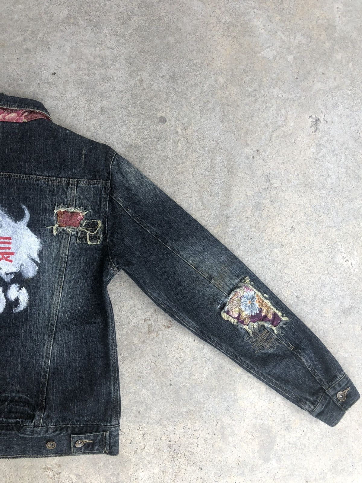 Japanese Brand Japanese Gumu Sashiko jacket Denim Jacket Patchwork Size US M / EU 48-50 / 2 - 10 Thumbnail
