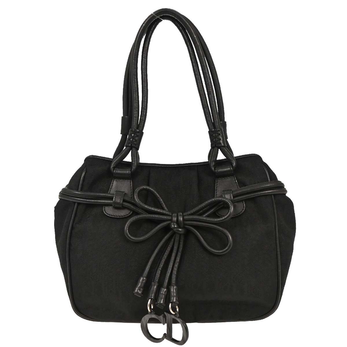 Dior Christian Dior Bow Tote Diorissimo Nylon Size ONE SIZE - 1 Thumbnail