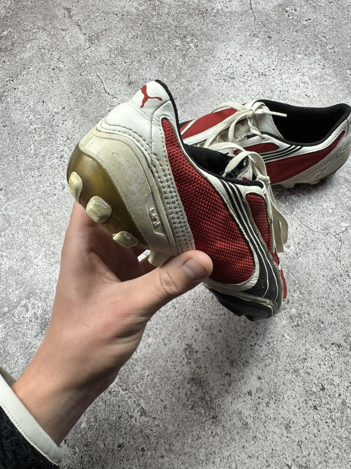 Maison MIHARA YASUHIRO × Puma Vintage 2000 Archive Puma V1.08 Soccer Football Bloke Cleats Size US 9 / EU 42 - 16 Thumbnail