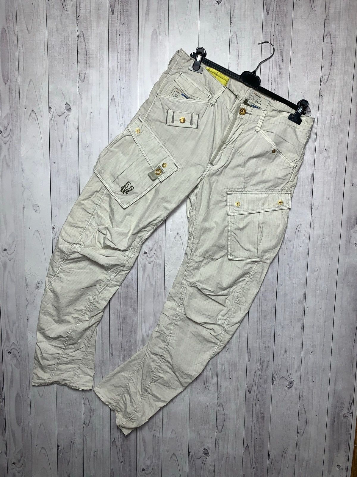 G-Star × Vintage Cargo vintage G Star Raw pants multi pocket size 34 banana Size US 34 / EU 50 - 11 Thumbnail
