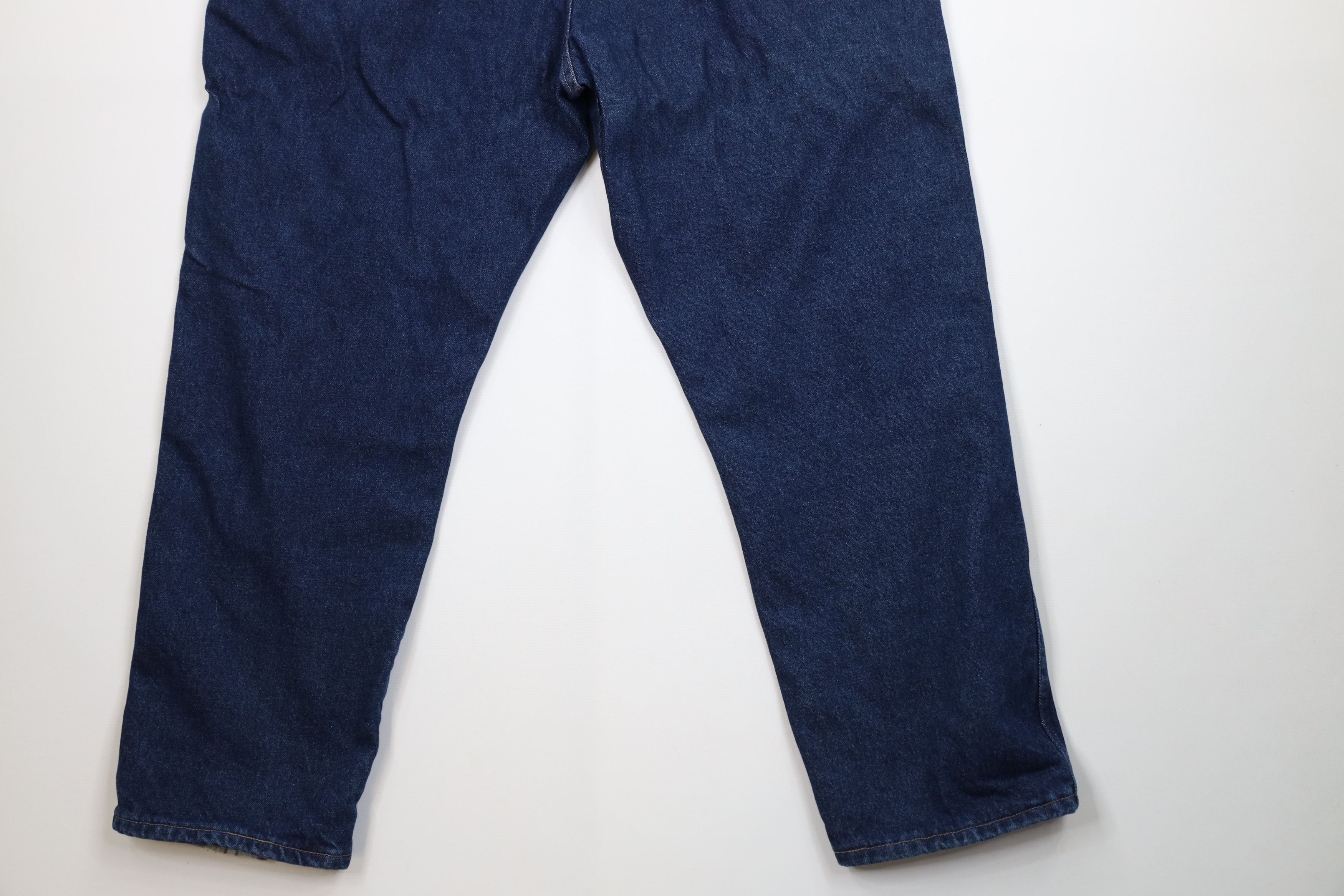 Cabelas Vintage Cabelas Flannel Lined Wide Leg Denim Jeans Blue Size US 42 / EU 58 - 14 Thumbnail