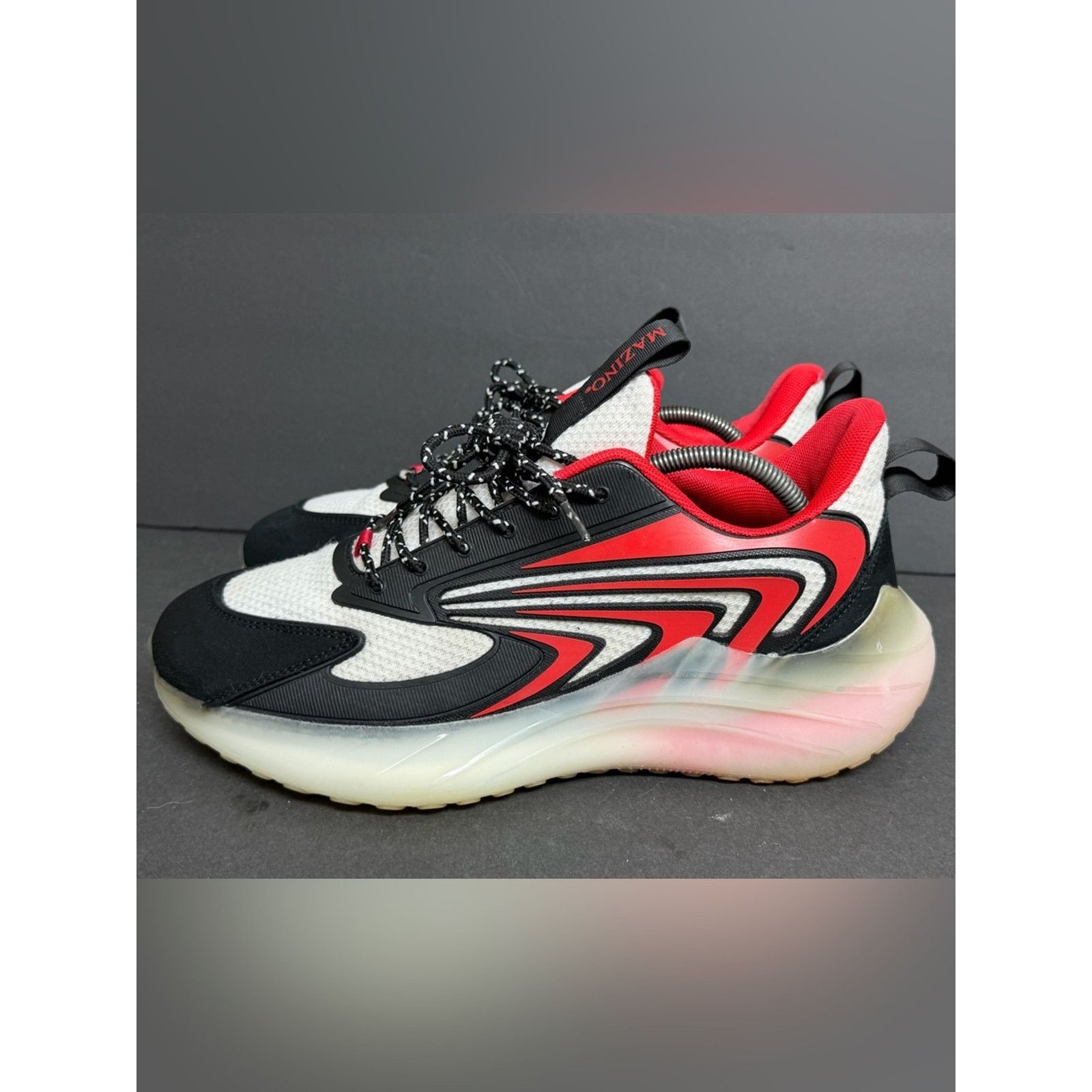 Mazino Krypton Sneakers‎ Black, Red and White Size 11 Brand New Mizuno Black Fitness & Running Shoes for Men for sale | eBay main image 4