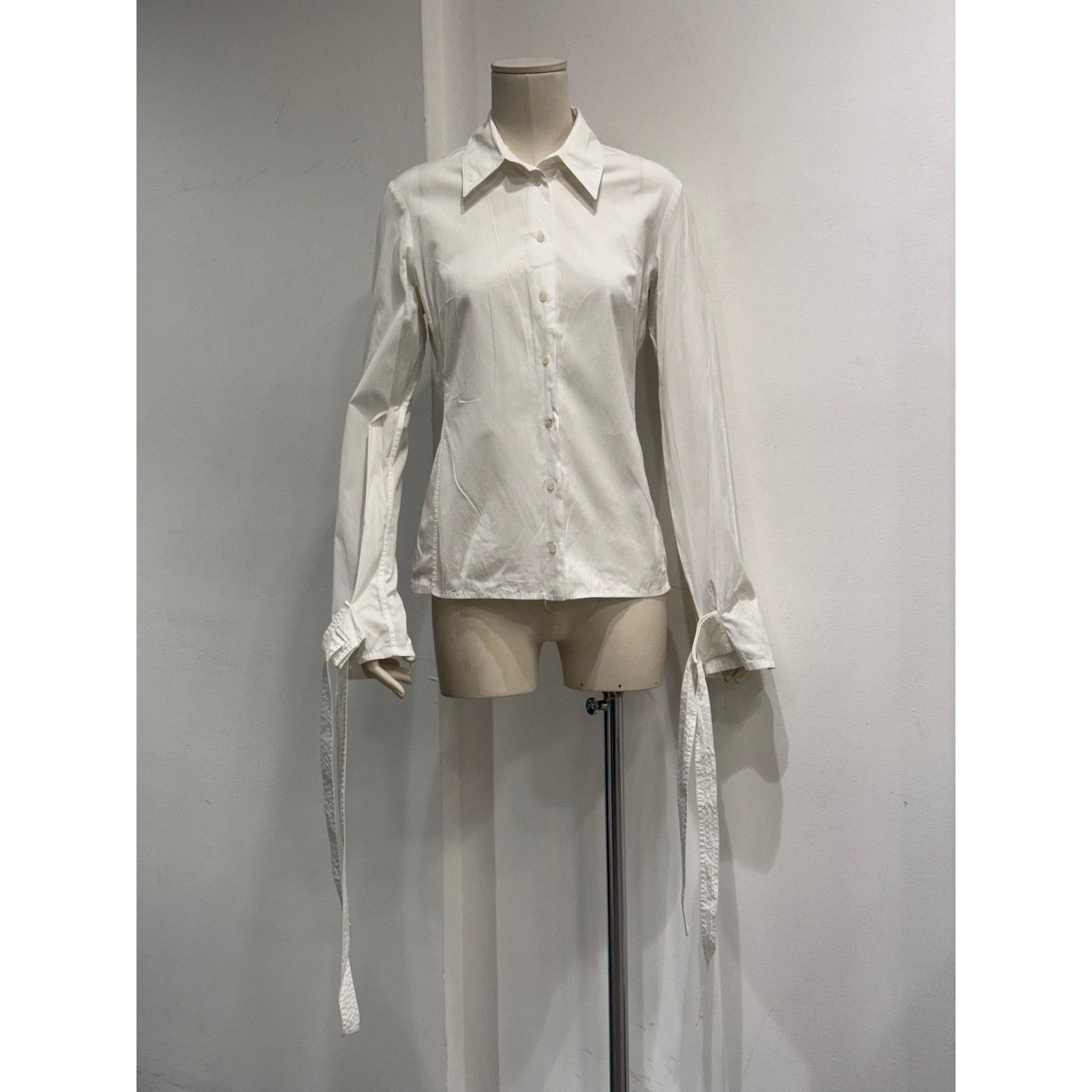 Gucci S/S2003 Gucci by Tom Ford sleeves strap shirt Size M / US 6-8 / IT 42-44 - 2 Thumbnail