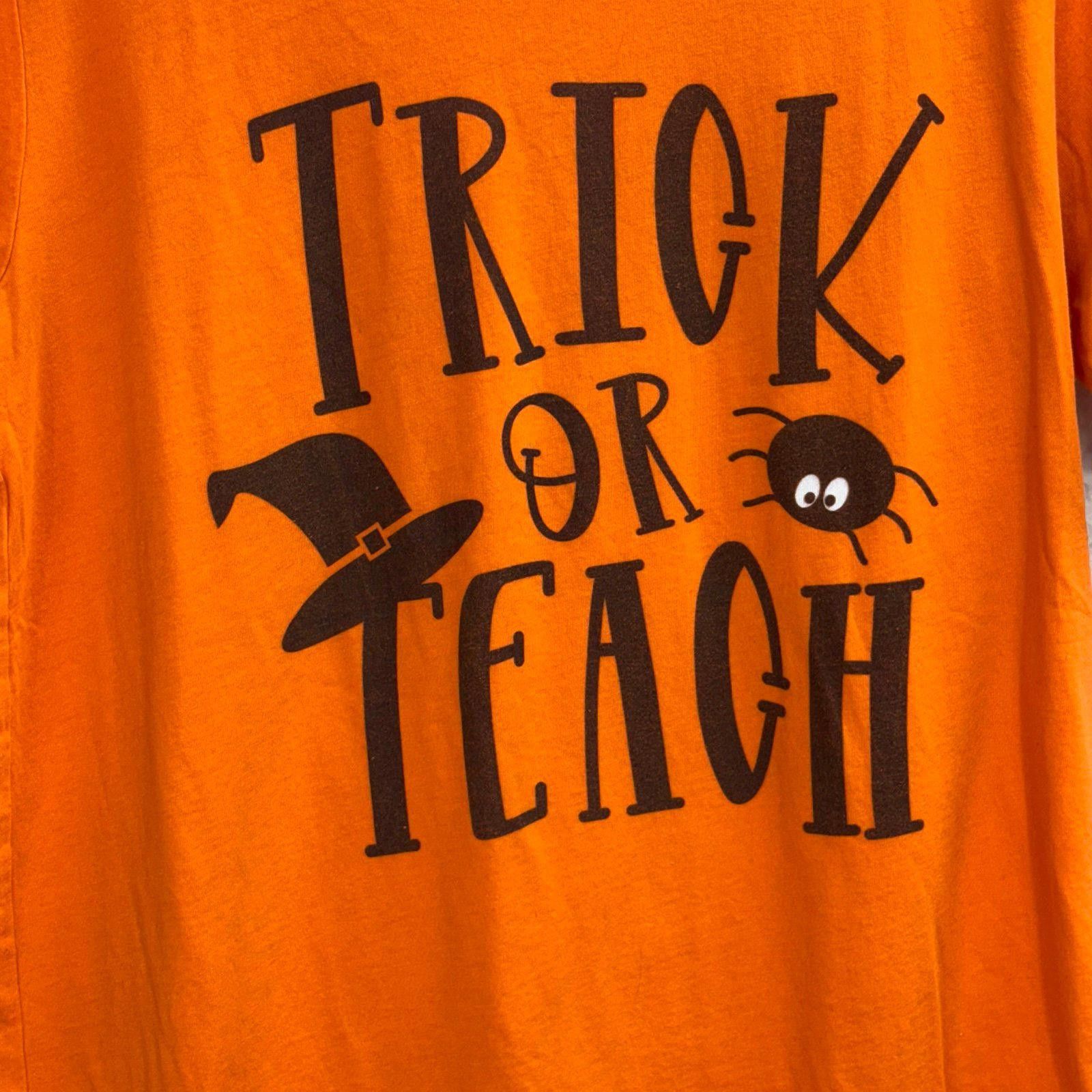 Other Bella Canvas Medium Halloween Teacher Shirt Size M / US 6-8 / IT 42-44 - 2 Thumbnail