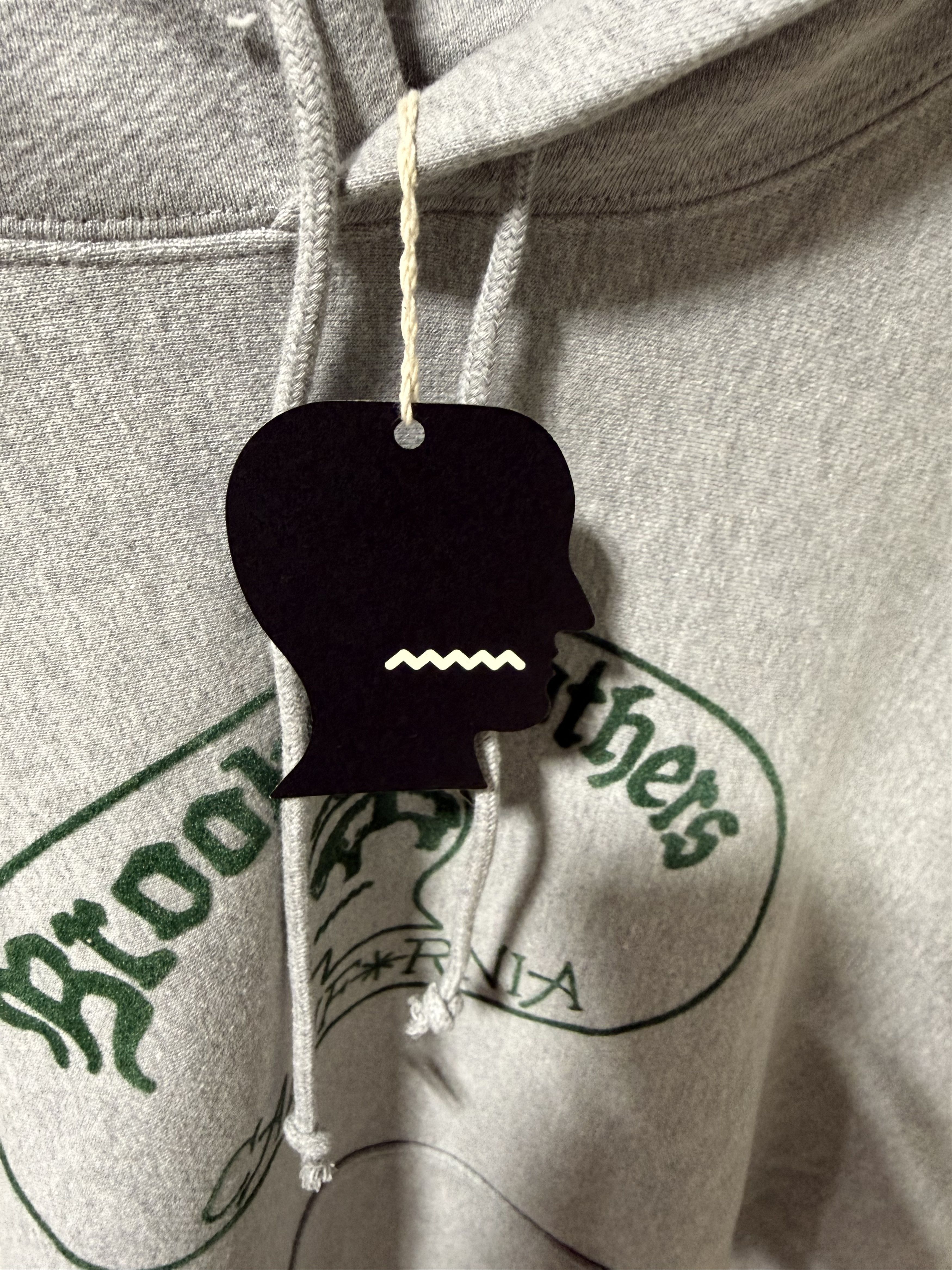 Brain Dead Brain Dead x Brooks Brothers California Logo Hoodie 'Grey' Size US XXL / EU 58 / 5 - 3 Thumbnail