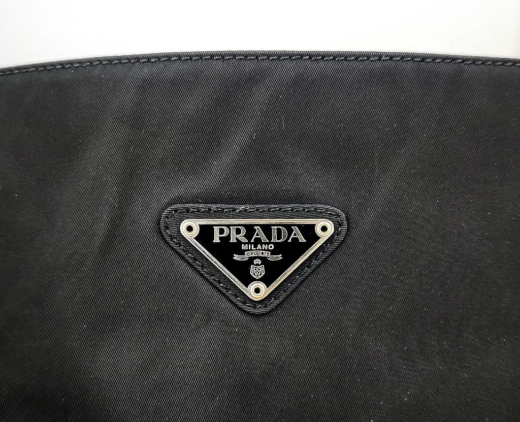 Prada authentic PRADA nylon hard handle hand carry bag Size ONE SIZE - 7 Thumbnail