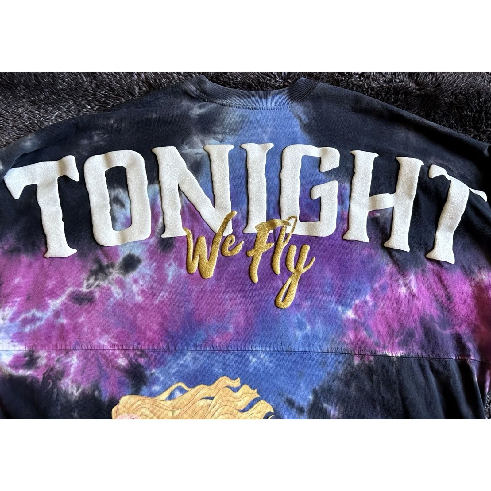 Disney Disney Spirit Jersey Hocus Pocus Tonight We Fly Sweatshirt Adults M Tie Dye Multicolor Pullover Long Sleeve Graphic Print Mens Womens Size M / US 6-8 / IT 42-44 - 5 Thumbnail