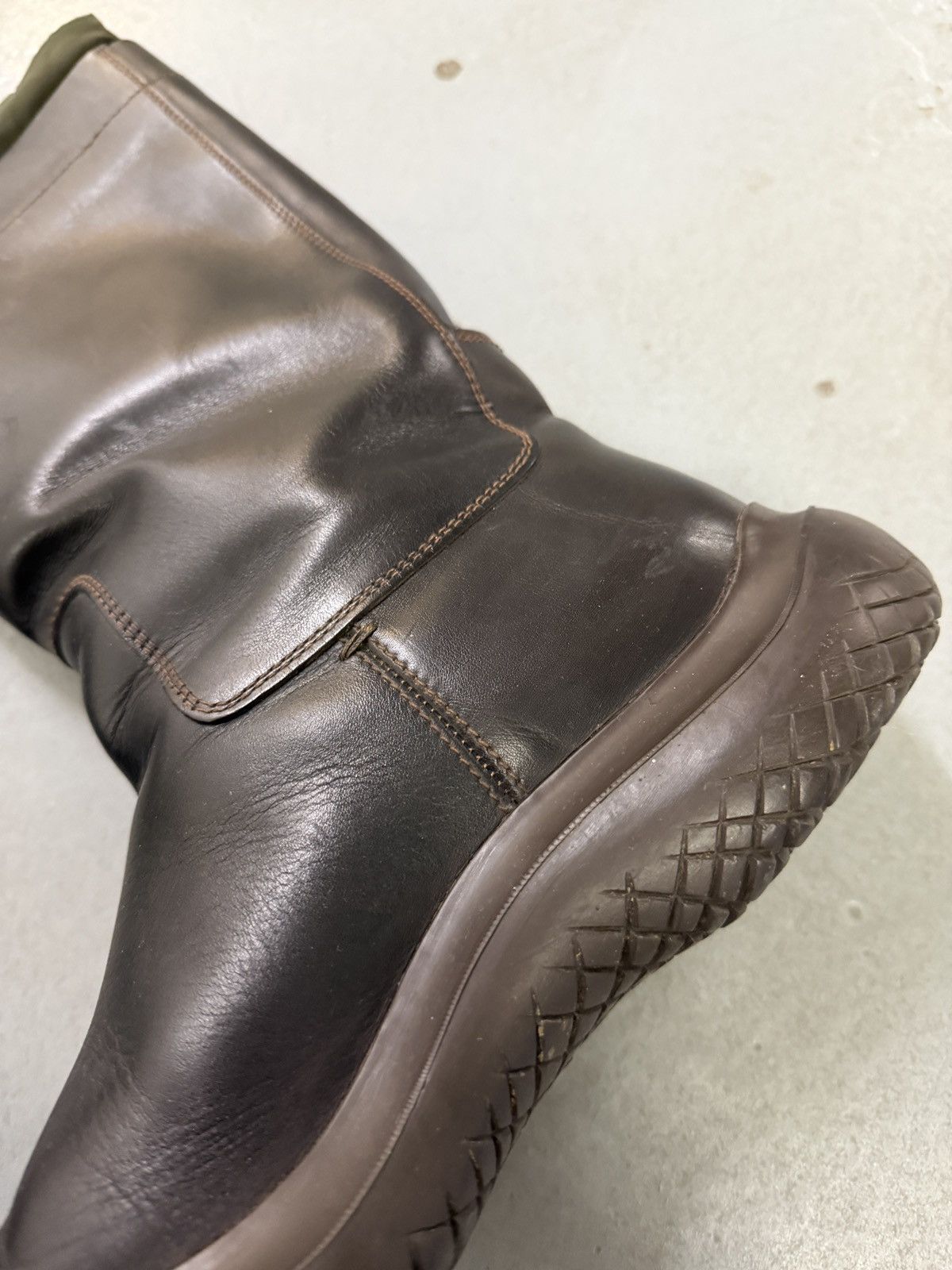 Prada Prada AW99 Runway Leather High Boots Size US 9 / EU 42 - 17 Thumbnail