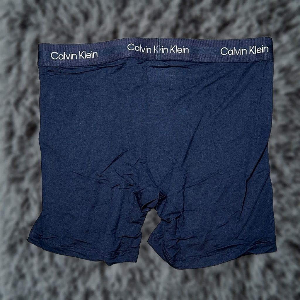 Calvin Klein Calvin Klein Boxer Brief Underwear Modern Modal Ultra Soft Navy Blue M Mens Regular Medium Size 40R - 1 Thumbnail