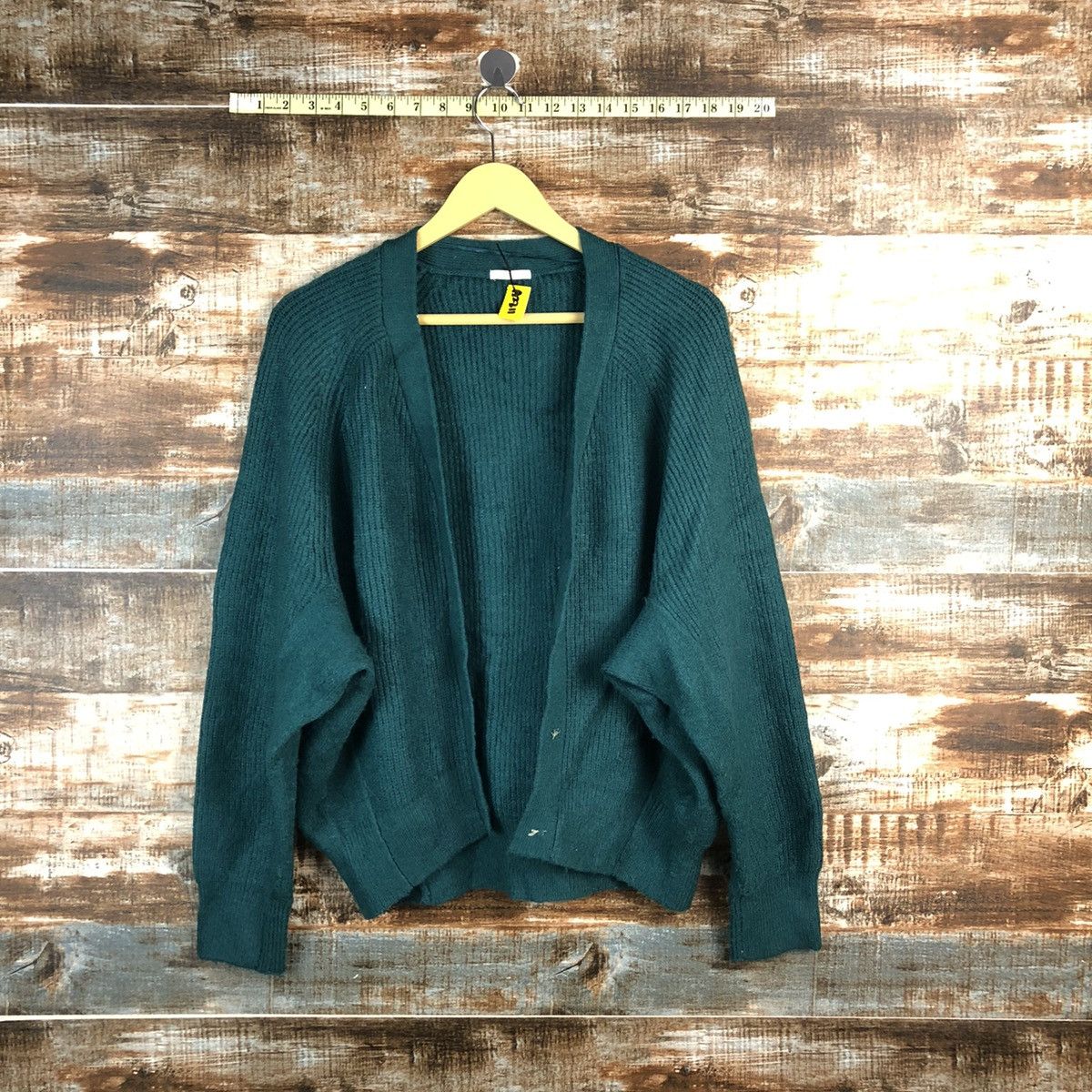 GU GU Green Cardigan Knitwear #A2311 Size L / US 10 / IT 46 - 1 Thumbnail