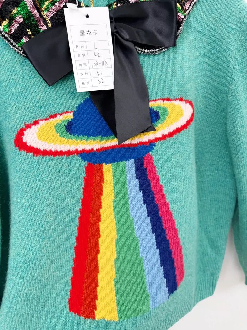 Gucci Gucci Sequin sweater long sleeves 2503-Nextarrow Size L / US 10 / IT 46 - 2 Thumbnail