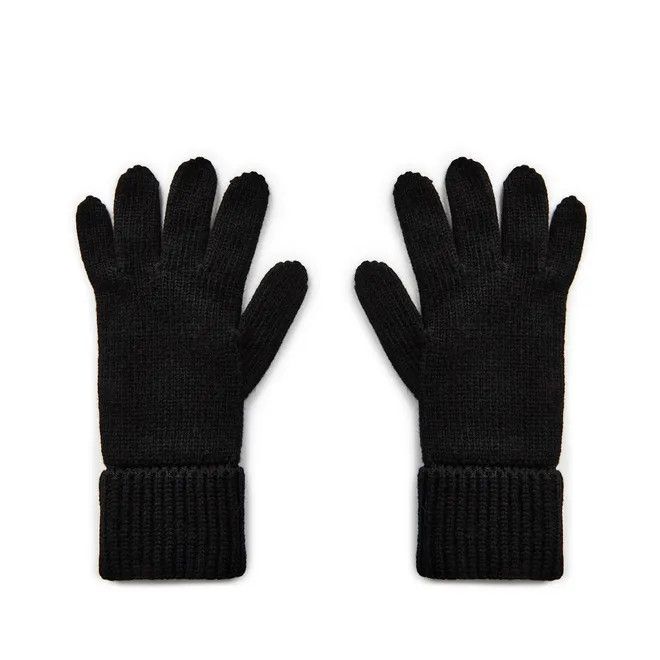 Vivienne Westwood o1y0525 Size : L/XL / Logo Wool Gloves in Black Size ONE SIZE - 2 Thumbnail