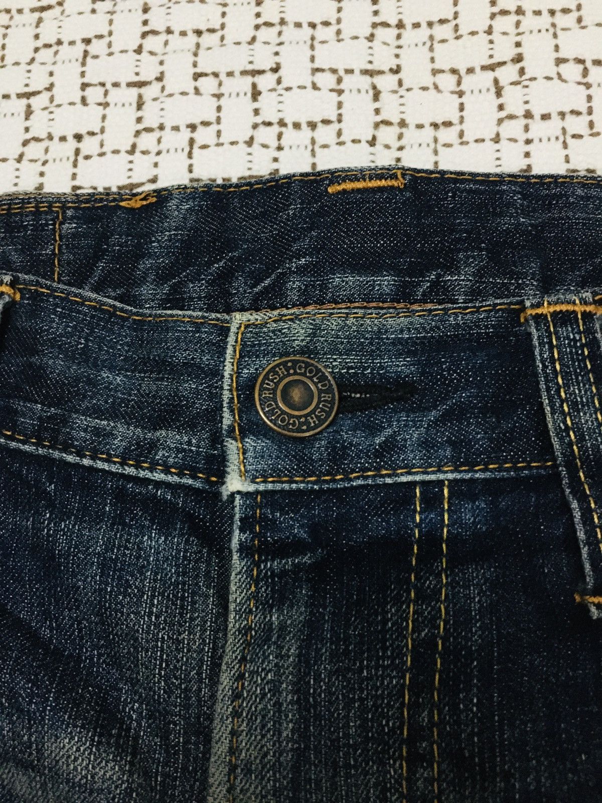 Edwin Edwin X Gold Rush Distressed Jeans (Y01) Size US 35 - 14 Thumbnail