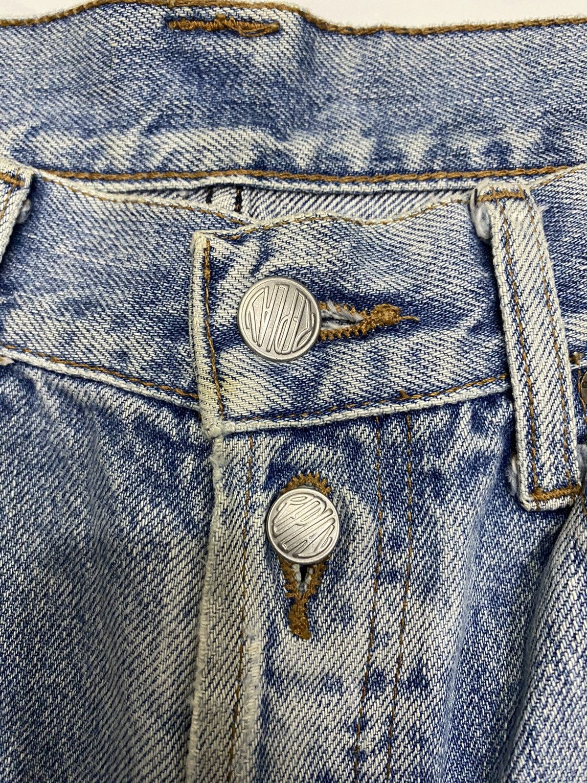 If Six Was Nine BAGGY JEANS REPLAY DISTRESSED DENIM JEANS Size US 30 / EU 46 - 7 Thumbnail
