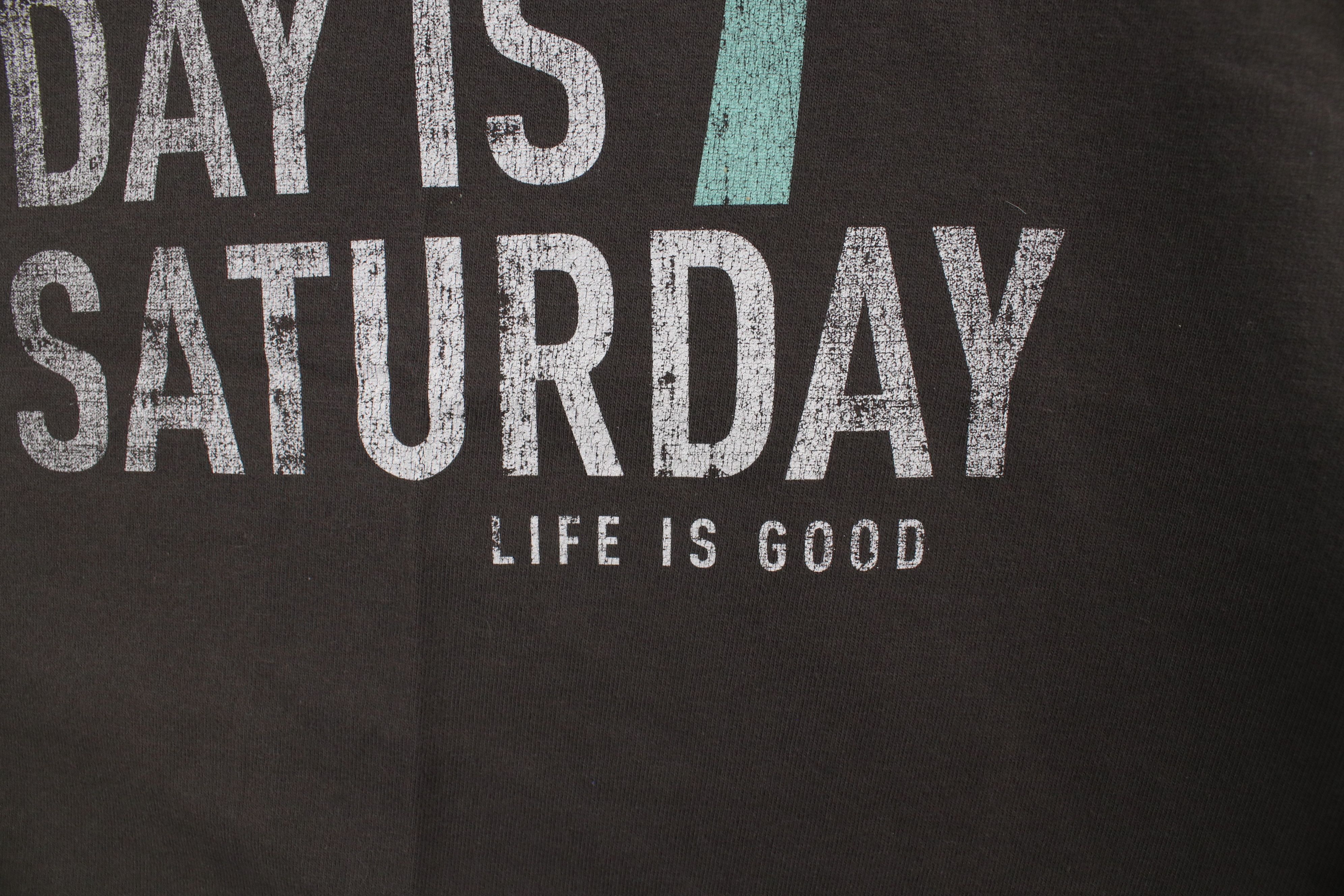 Life is Good × Vintage Life Is Good Crusher Every Day Is Saturday Palm Tree T-Shirt Size XL / US 12-14 / IT 48-50 - 5 Thumbnail