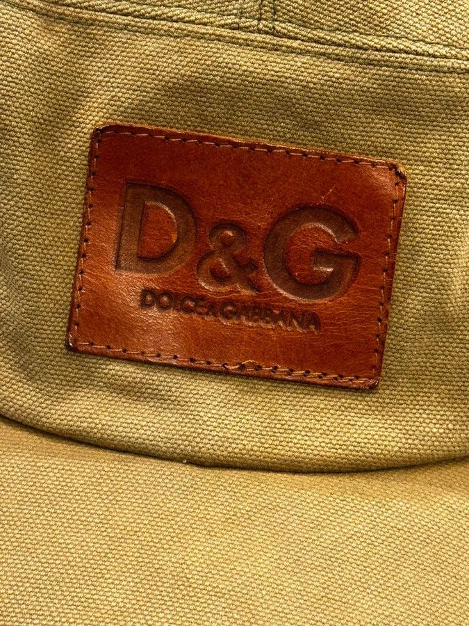 Dolce & Gabbana 2000s Dolce & Gabbana Camel Canvas Cap Size ONE SIZE - 7 Thumbnail