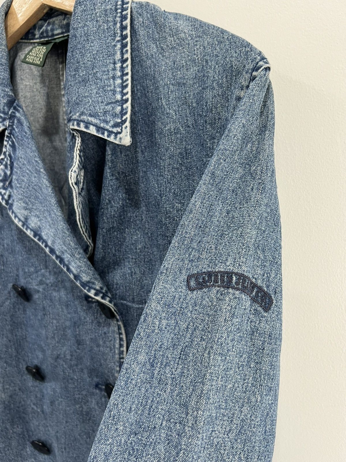Ralph Lauren Vtg Womens Ralph Lauren Polo Denim Jean Jacket Navy usn army Size M / US 6-8 / IT 42-44 - 4 Thumbnail