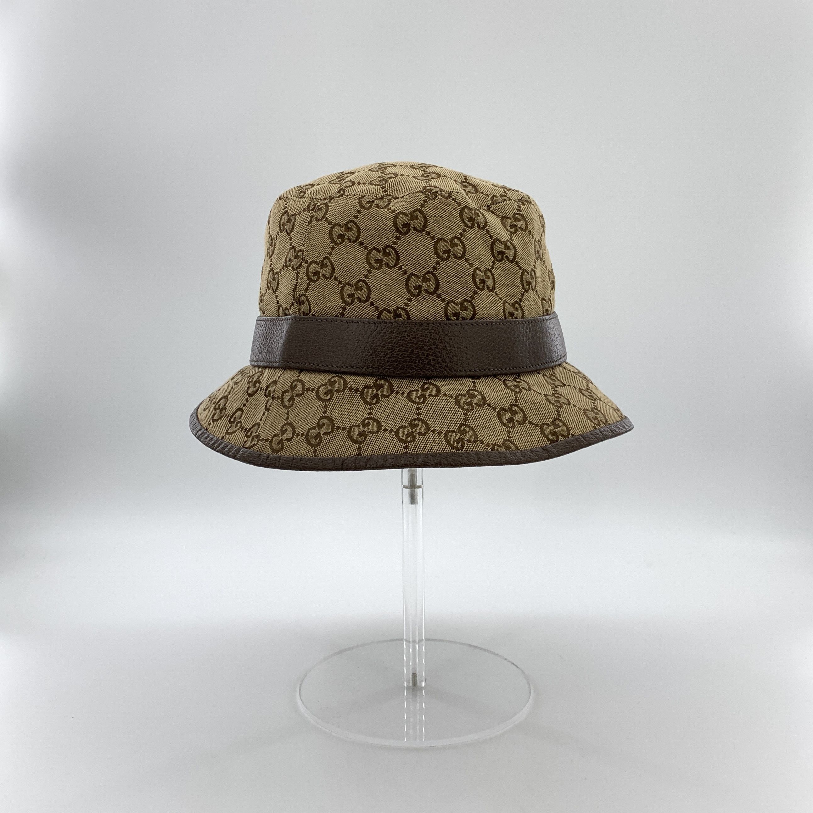 Gucci Gucci Monogram Bucket Hat Brown (58 cm) Size ONE SIZE - 2 Thumbnail