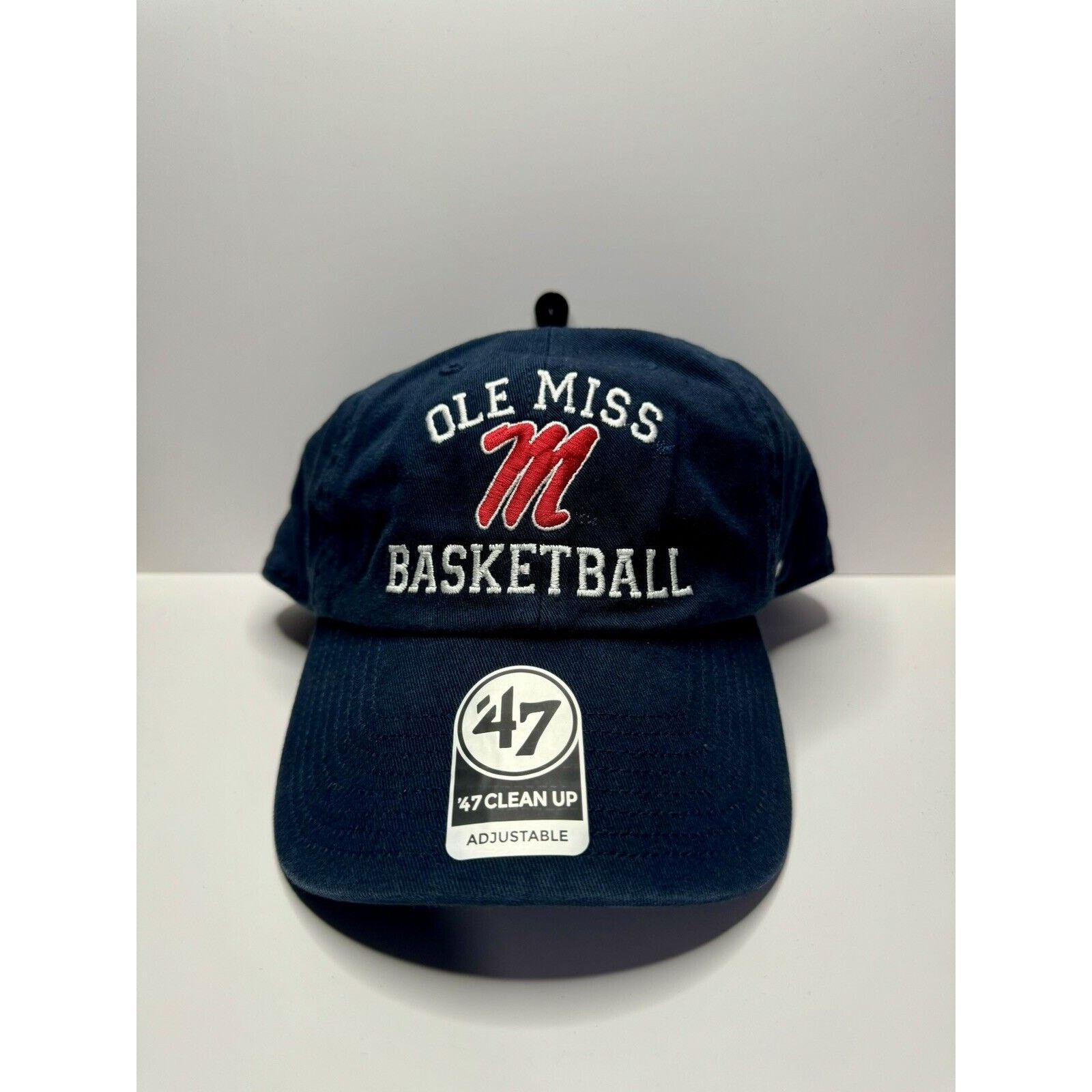 47 Brand Ole Miss Rebels Basketball Hat Cap Adjustable Strapback Size ONE SIZE - 1 Thumbnail