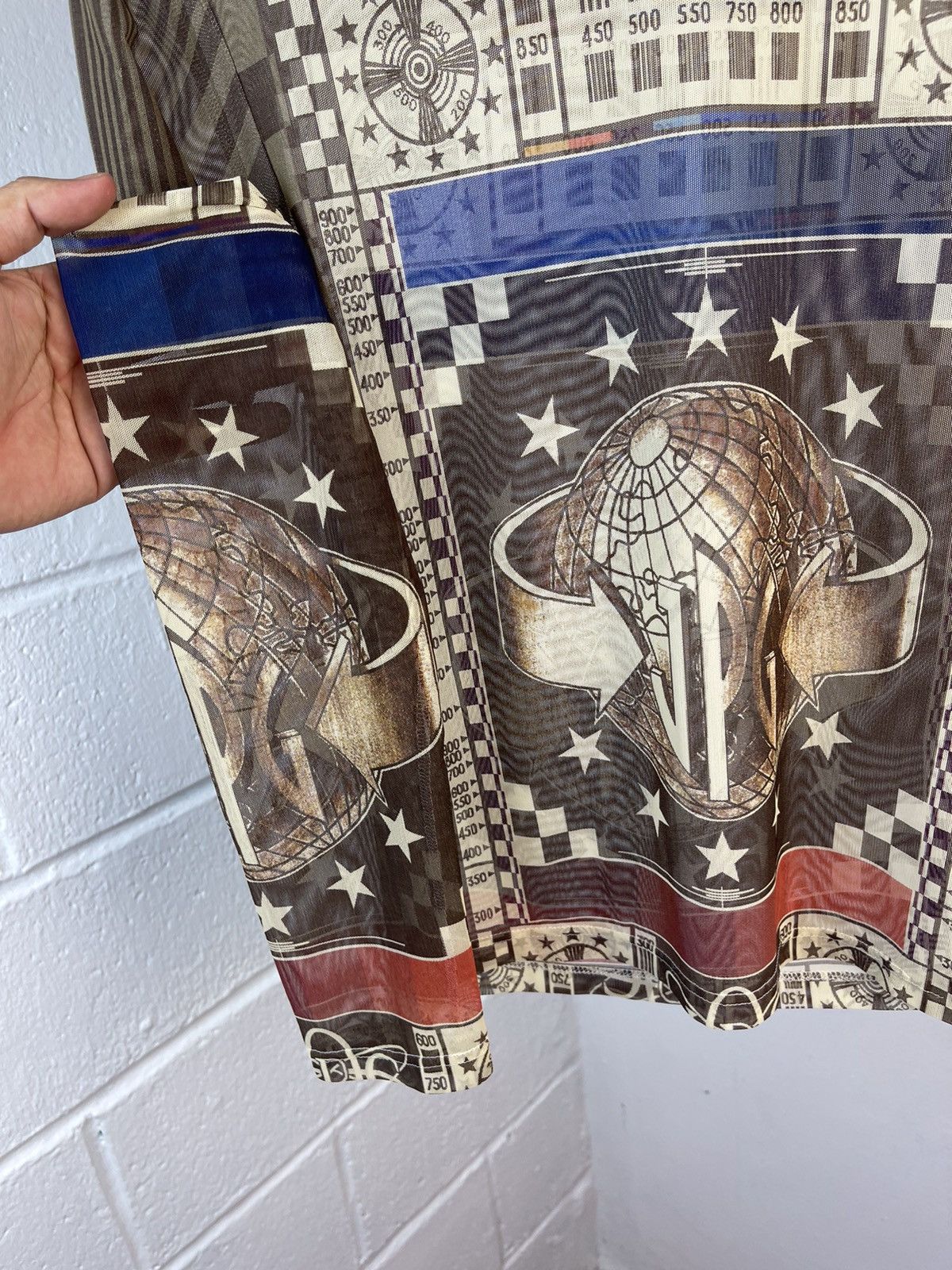 Grailed × Jean Paul Gaultier Most Iconic 1994 Runway Jean Paul Gaultier Globe Mesh Top Size US S / EU 44-46 / 1 - 10 Thumbnail