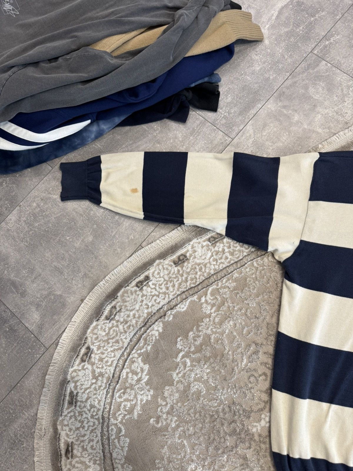 Lacoste Vintage Lacoste Striped Sweatshirt 90’s Size US XL / EU 56 / 4 - 11 Thumbnail